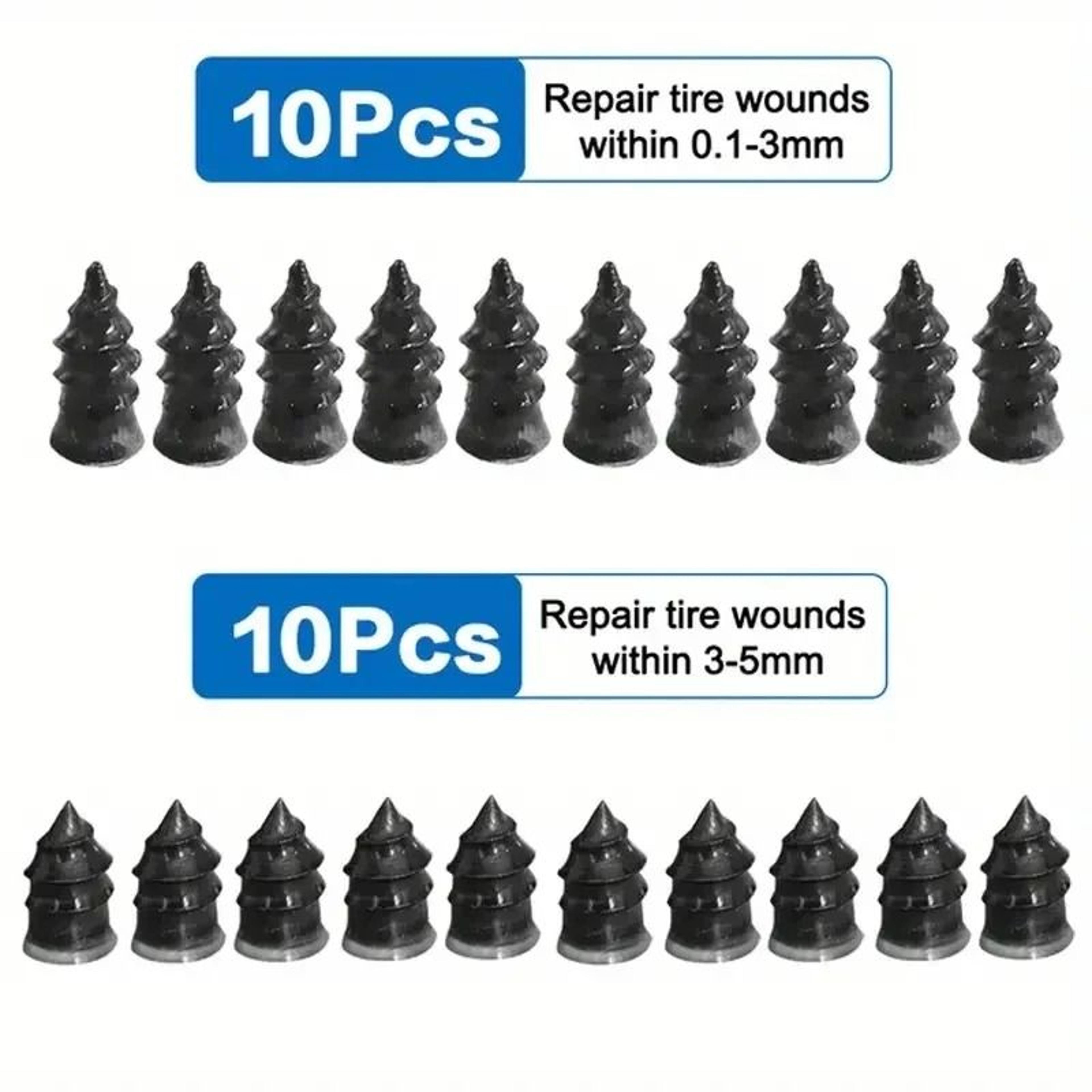 Tubeless Tire Repair Plug Nail Kit For Cars Motorcycles And Bicycles 7
