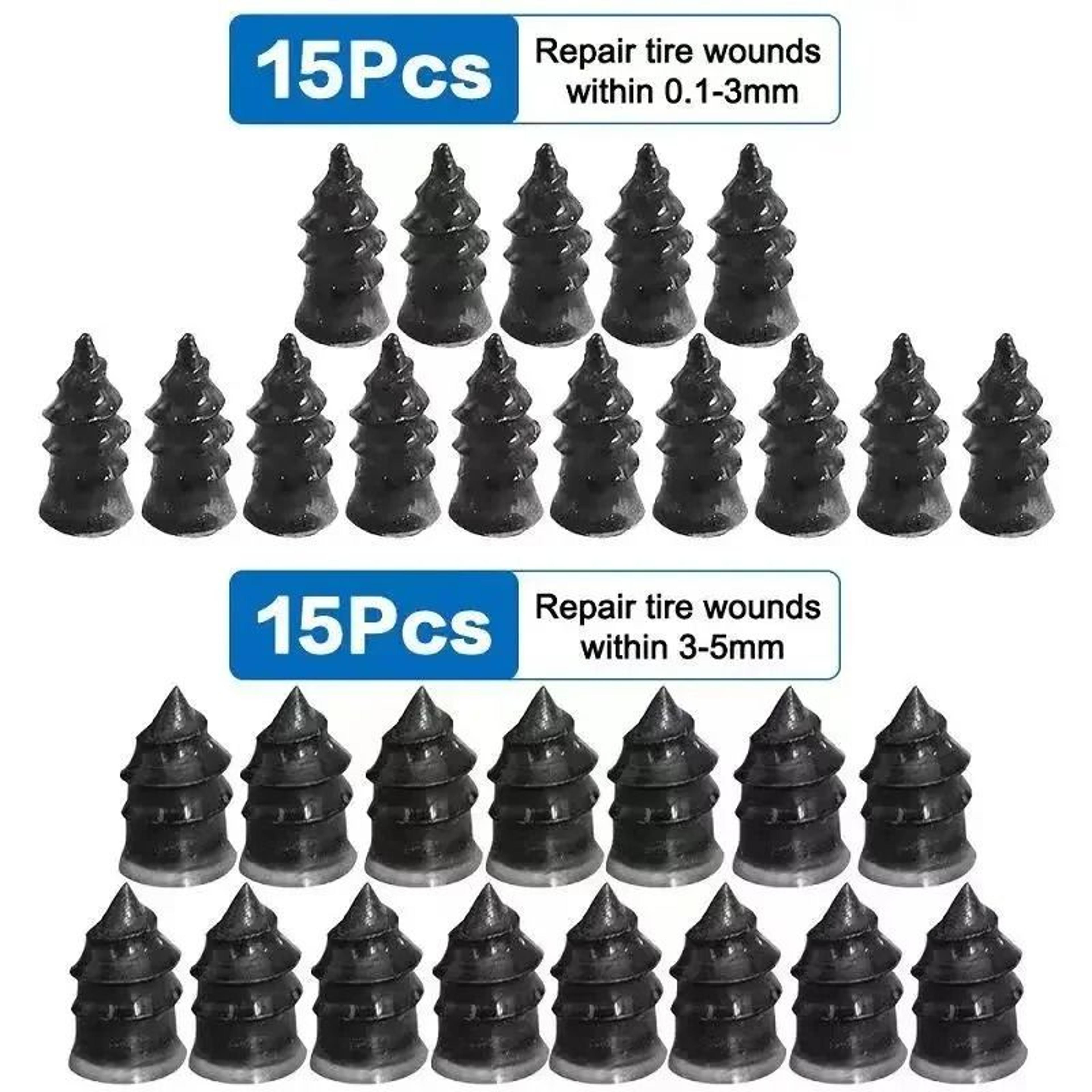 Tubeless Tire Repair Plug Nail Kit For Cars Motorcycles And Bicycles 8