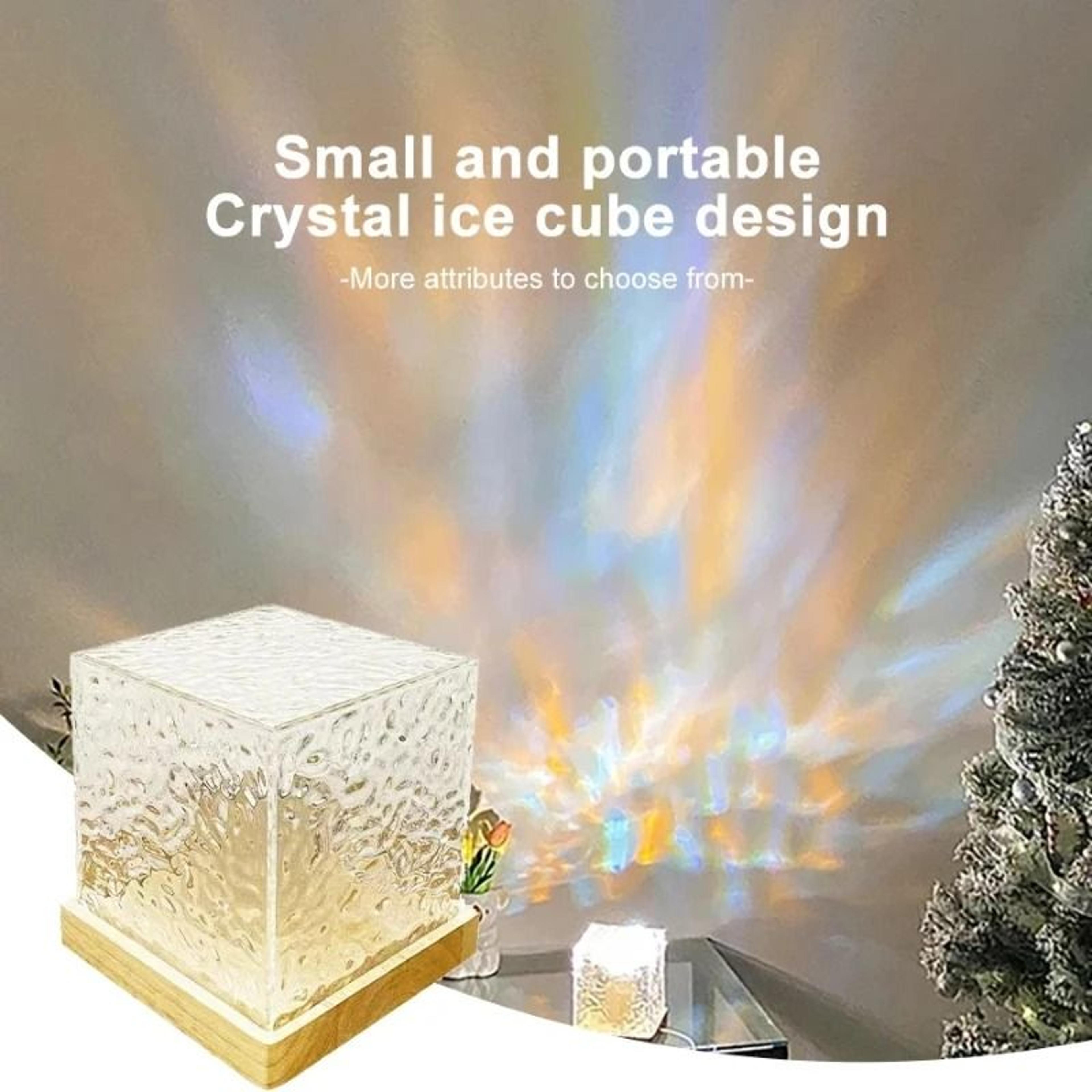 16 Colors Ocean Wave Projector Night Light Water Ripple Ambient Mood Lamp 4
