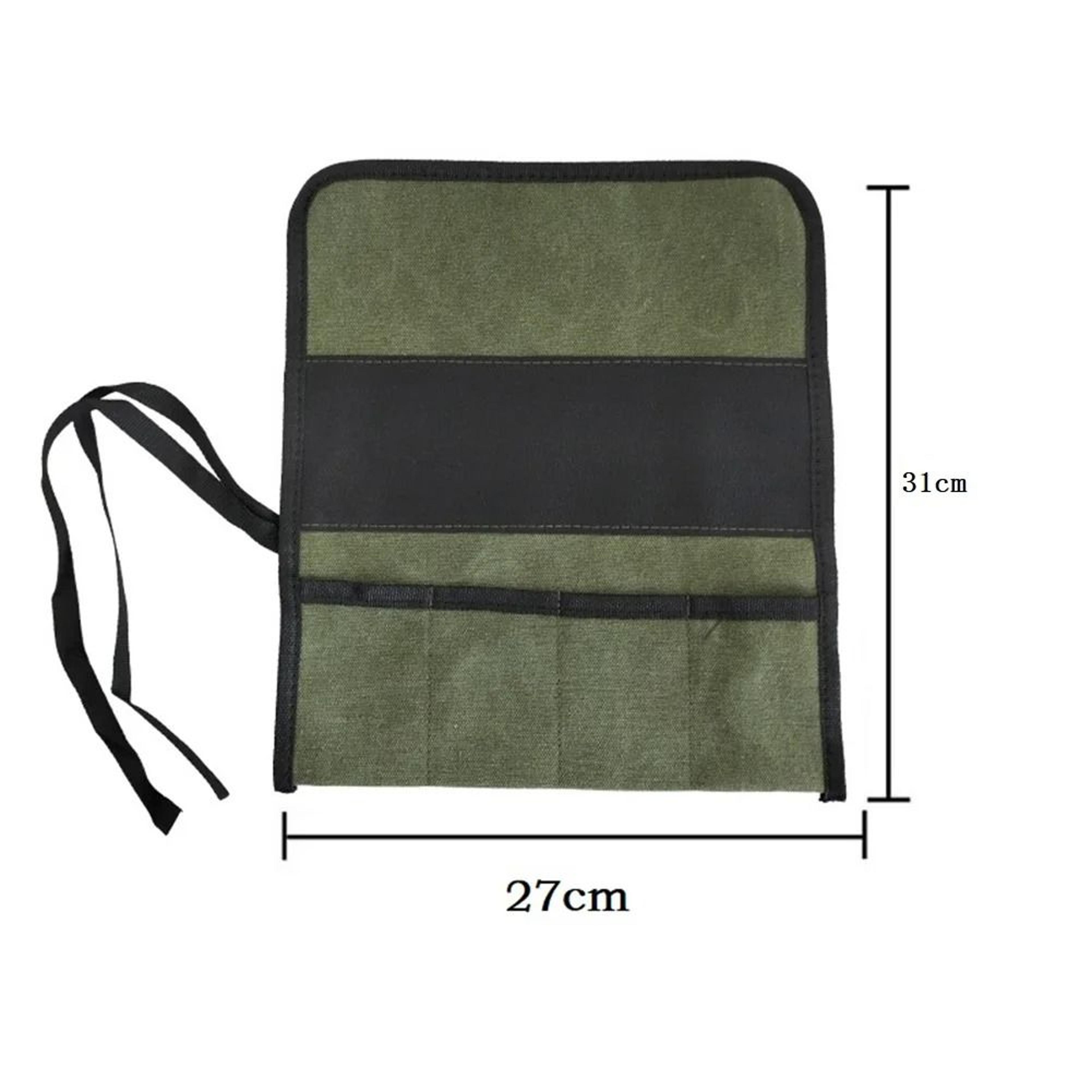 Multi Pocket Roll Up Tool Bag For Organized Storage And Easy Carry 4