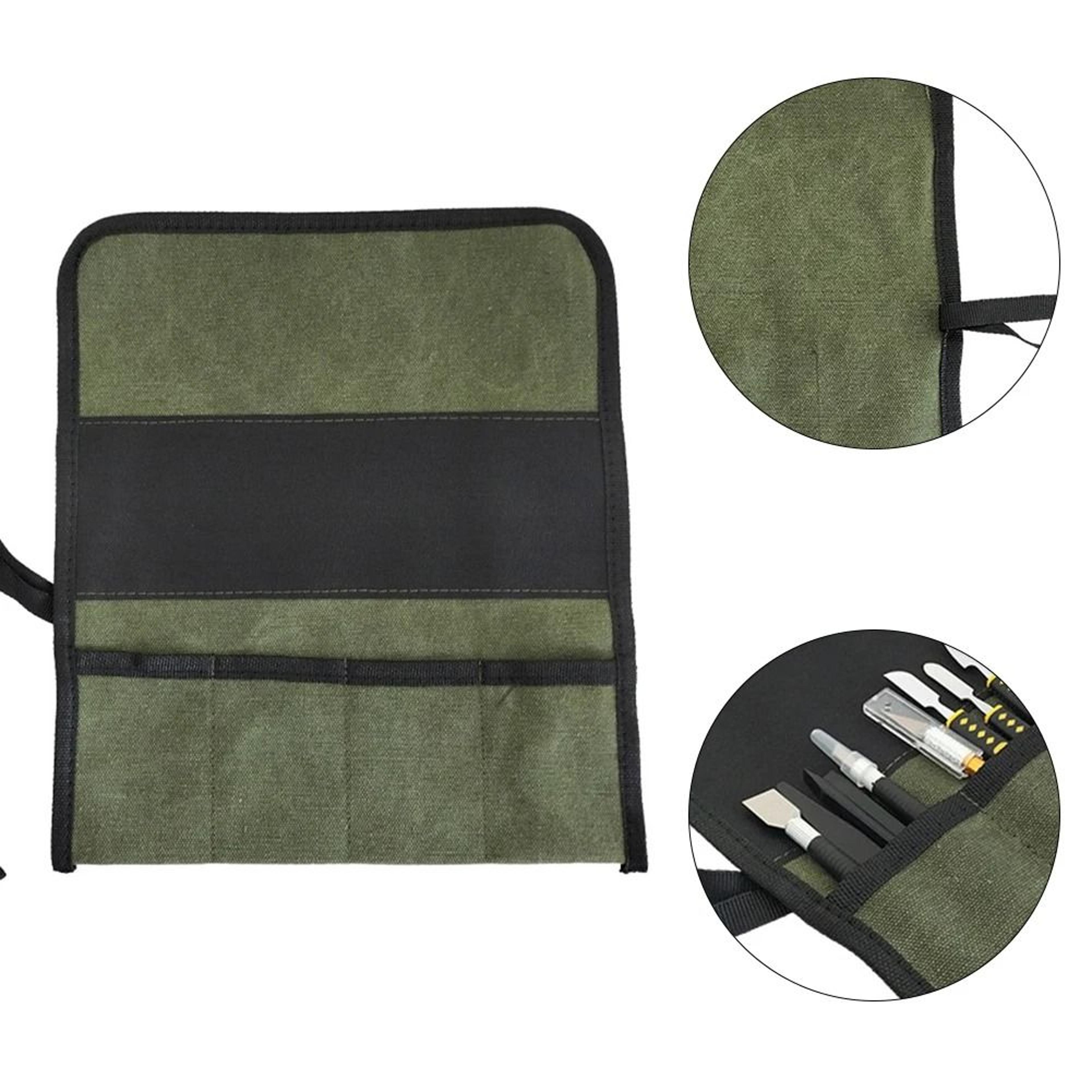 Multi Pocket Roll Up Tool Bag For Organized Storage And Easy Carry 5