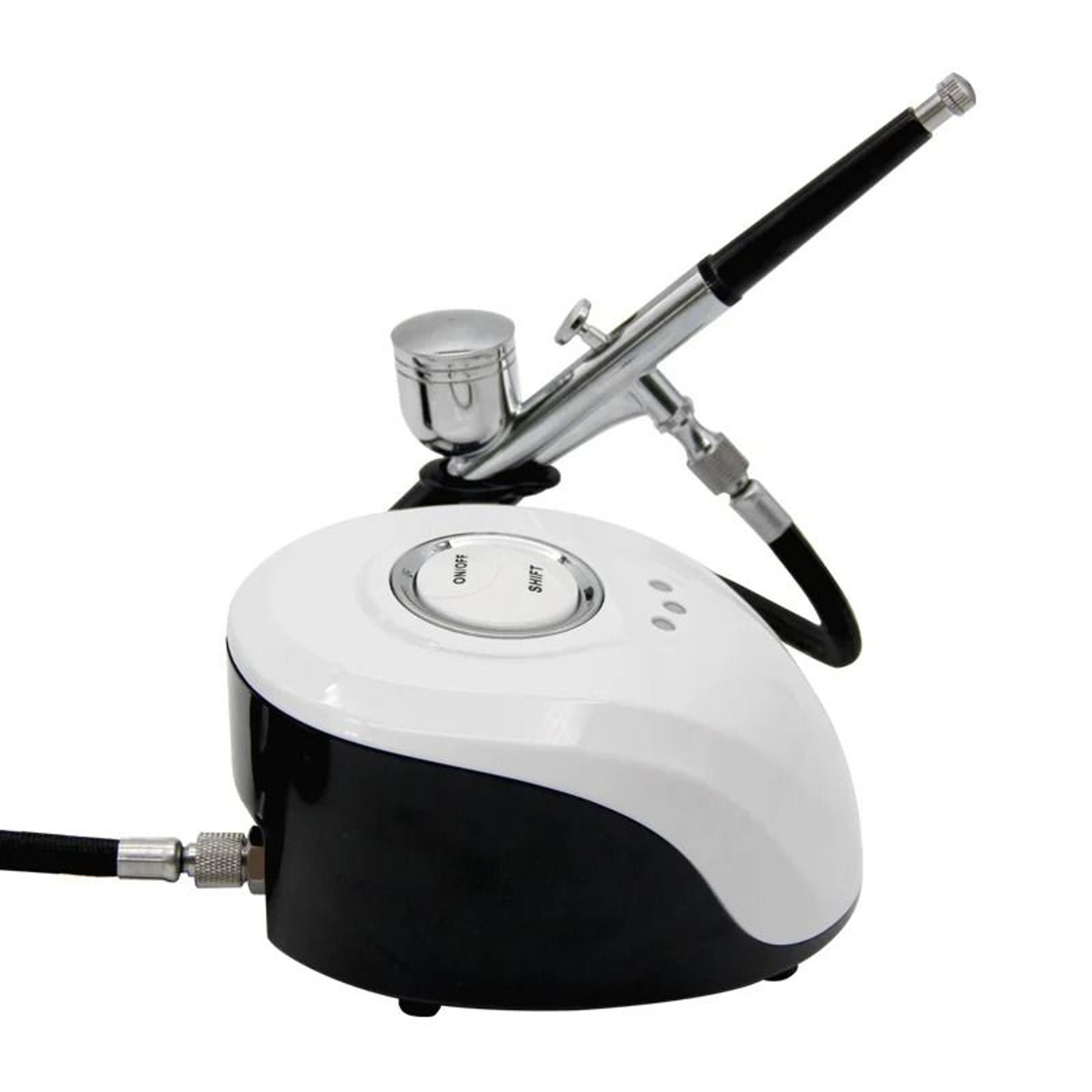 Portable High Pressure Airbrush Skin Care System And Multipurpose Cordless Compressor Kit 2