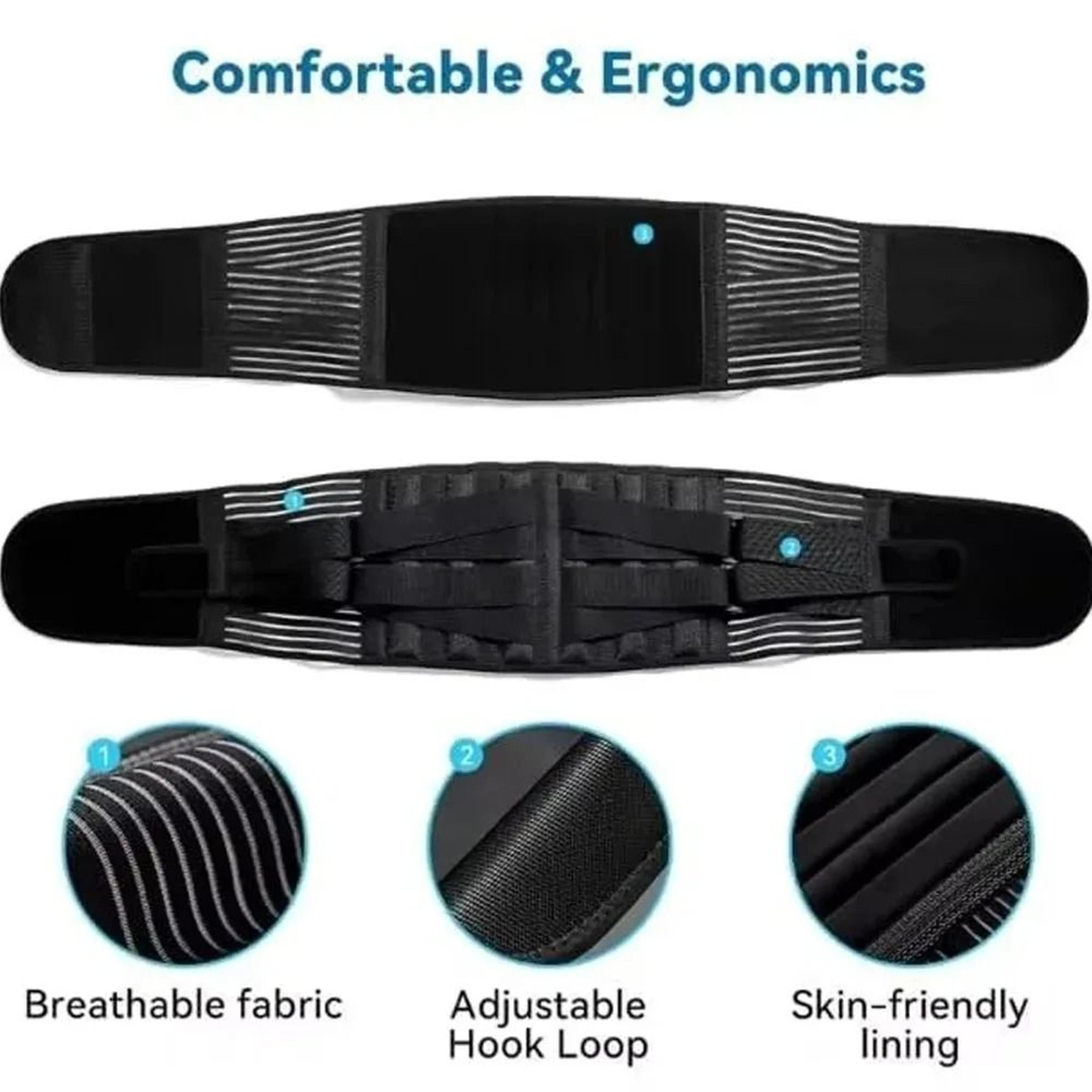 Adjustable Lumbar Back Support Belt And Sciatica Brace 2