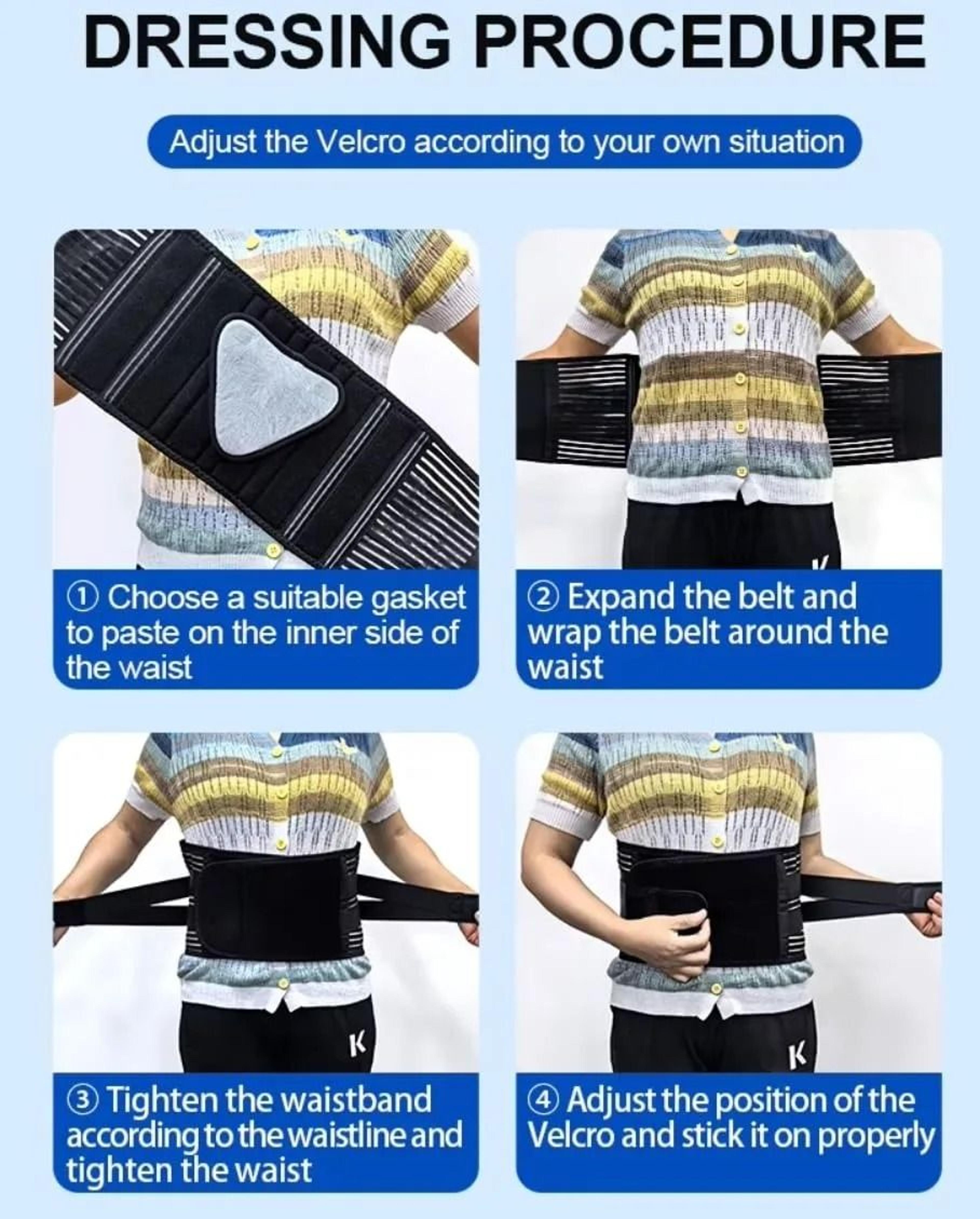 Adjustable Lumbar Back Support Belt And Sciatica Brace 5