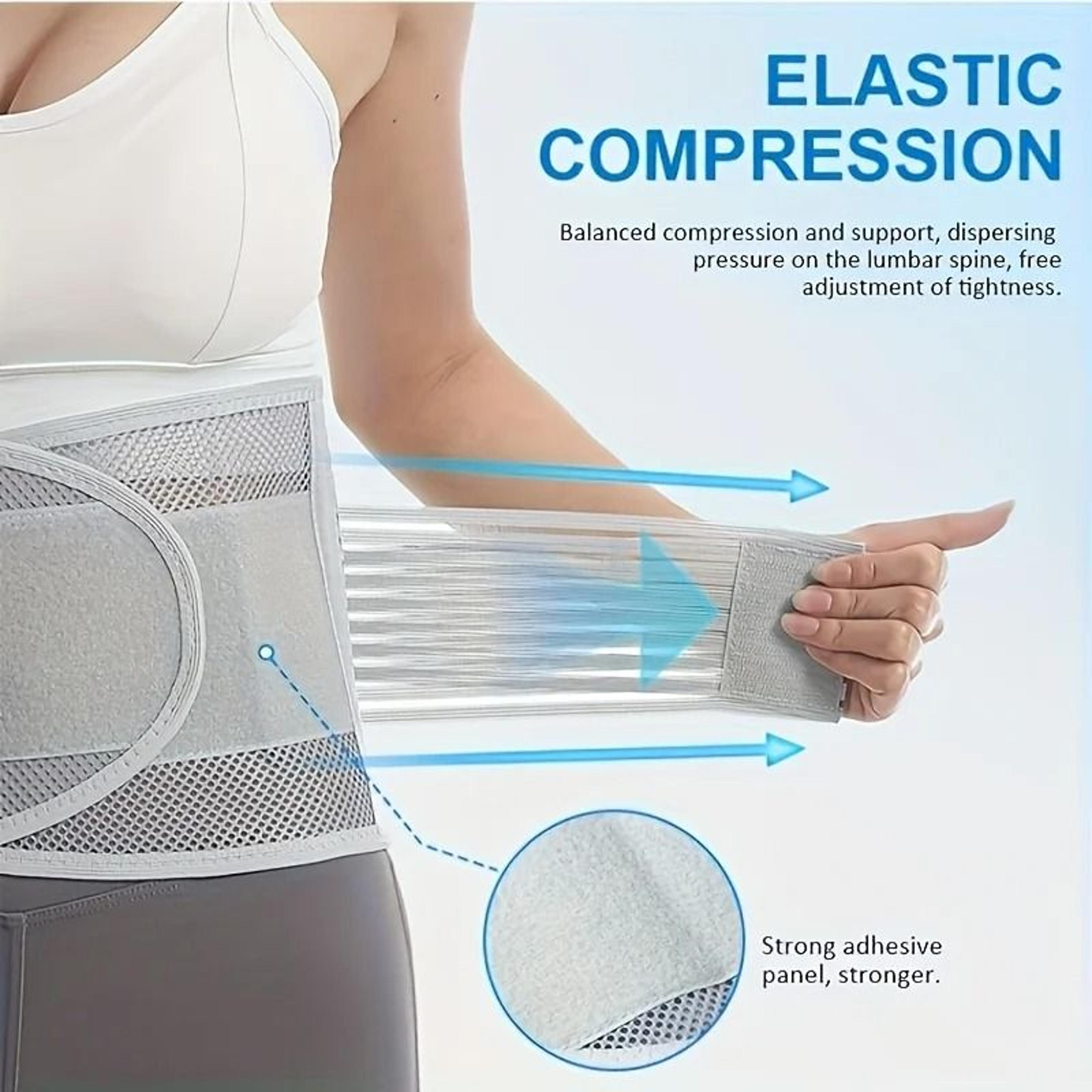 Reinforced Lumbar Support Belt With Five Compression Plates 3