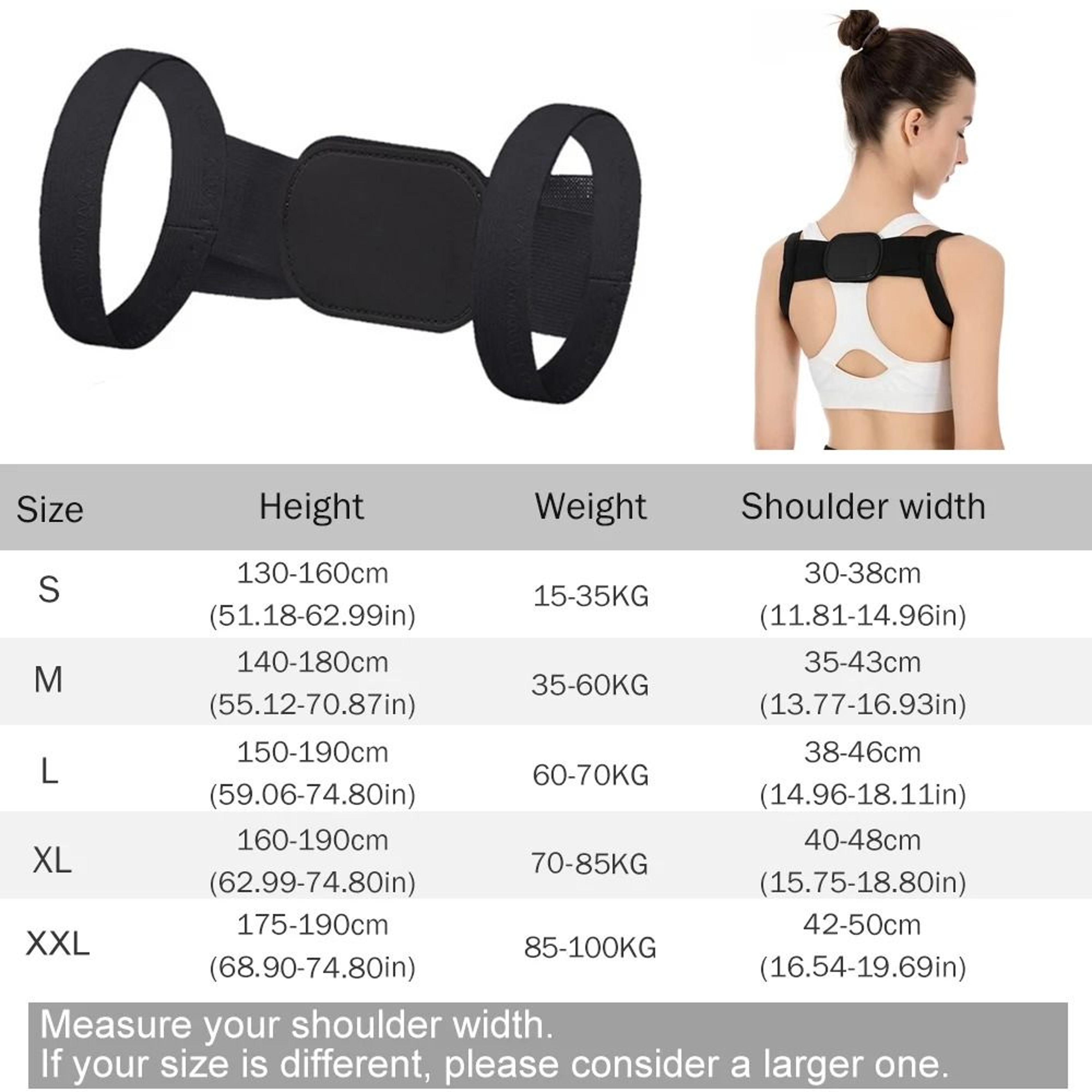 Back And Shoulder Posture Corrector Corset With Spine Support Sizes SXXL 6