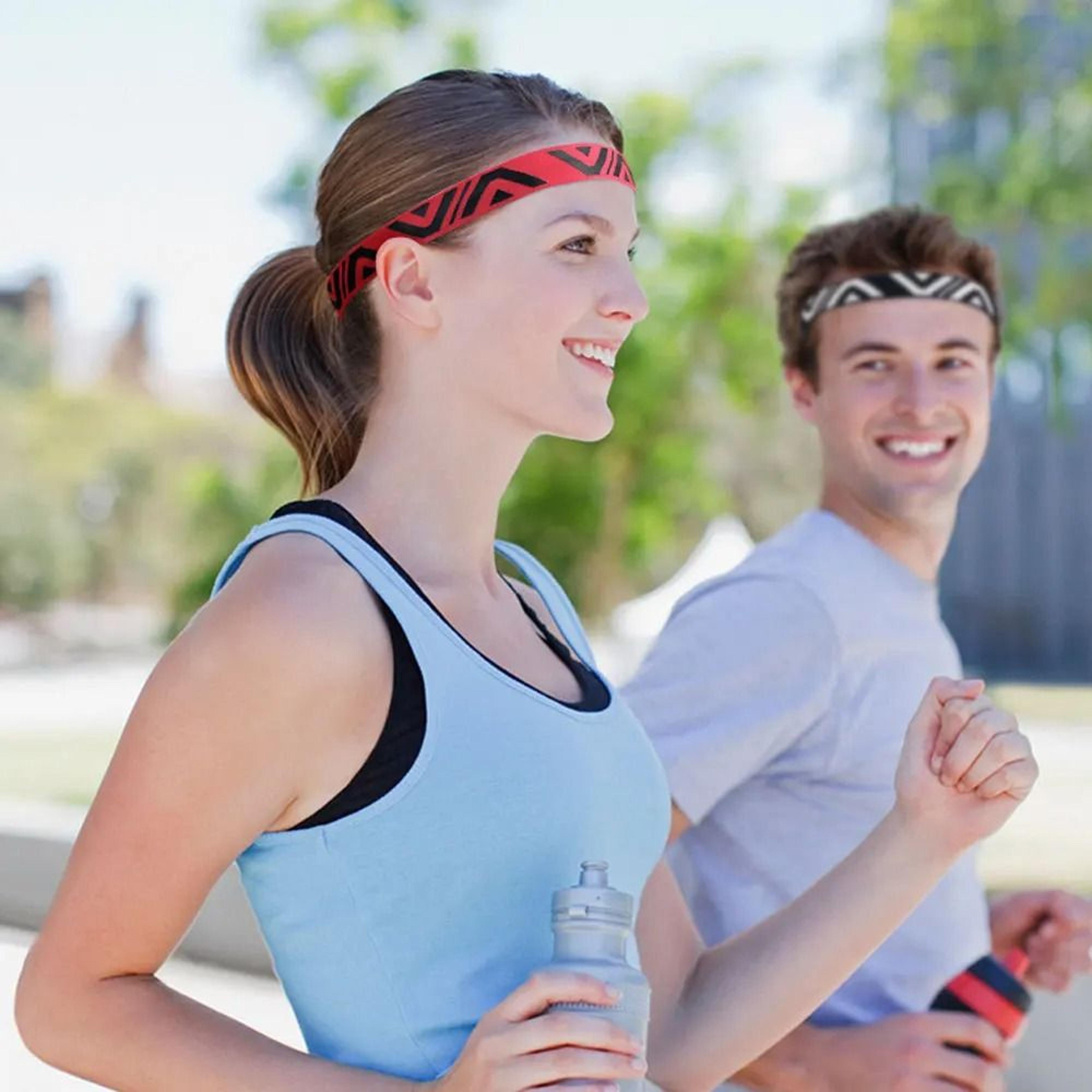 Breathable Sports Fitness Sweatband And Wide Elastic Hairband 5