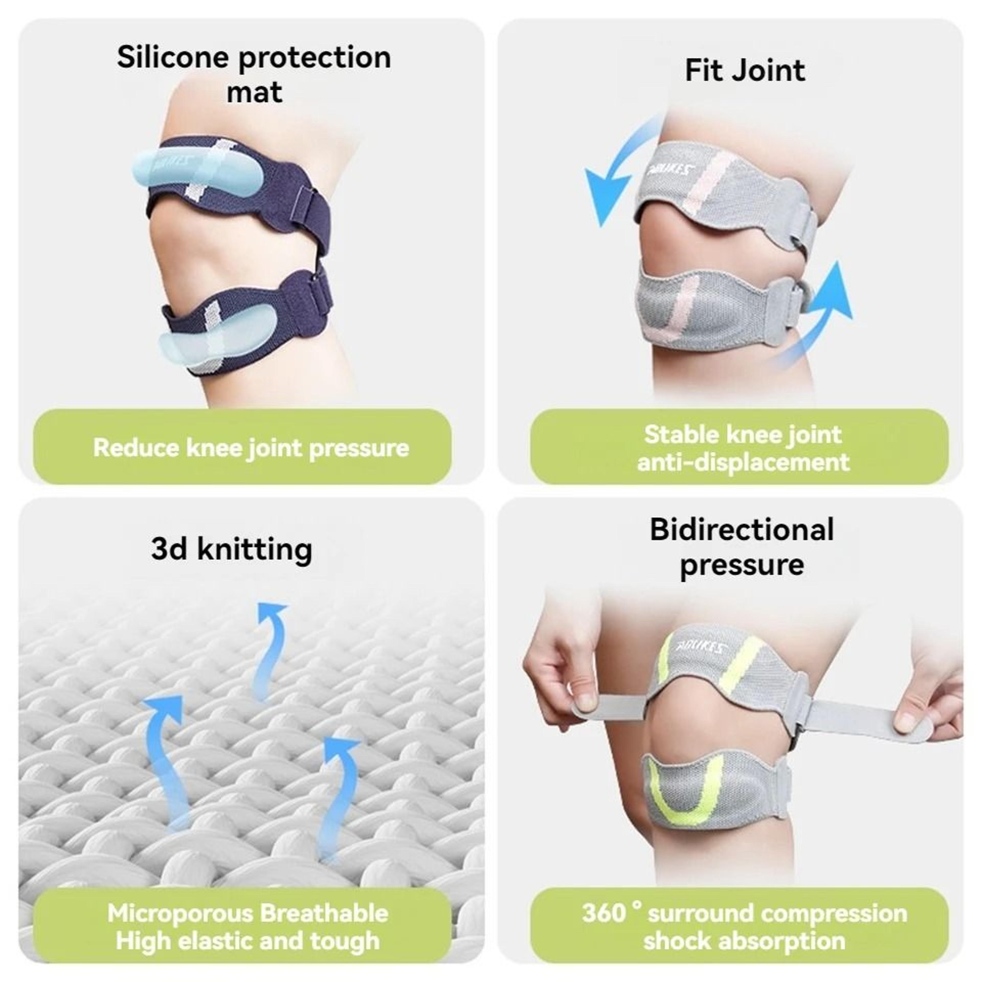 Patellar Knee Strap Brace With Ergonomic Silicone Shock Pad 3