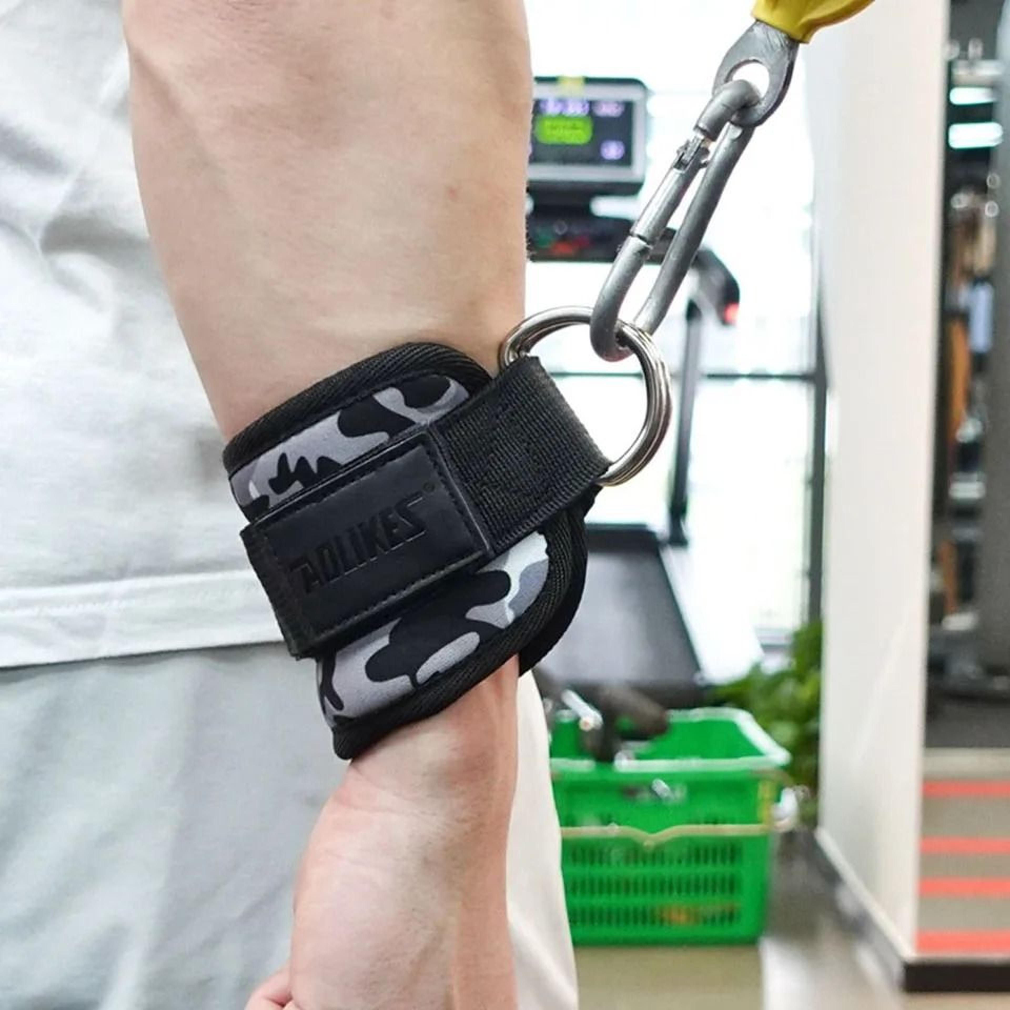 Padded Ankle Straps For Cable Machine Workouts 4