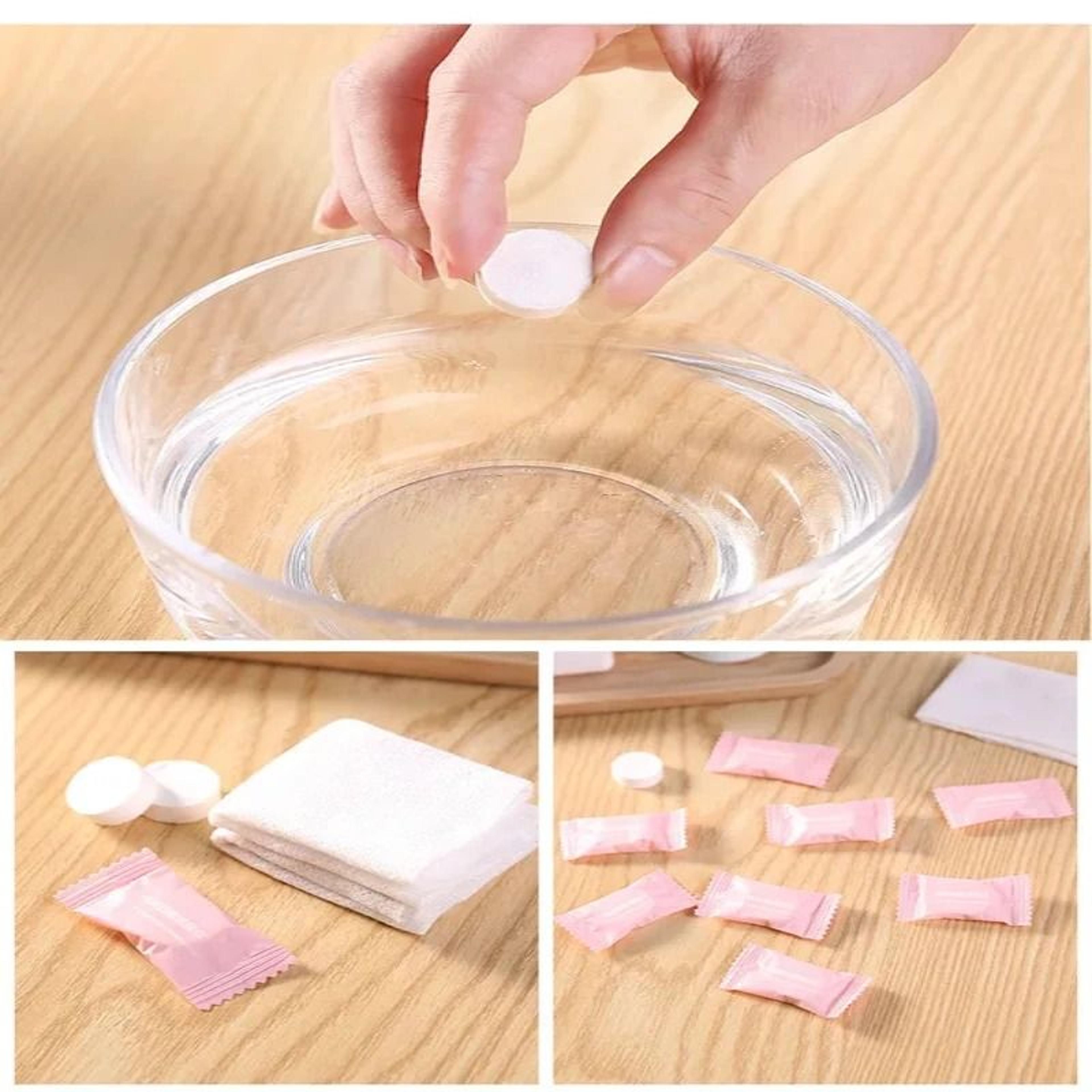 Disposable Portable Compressed Cotton Towels  Coin Tissues 4