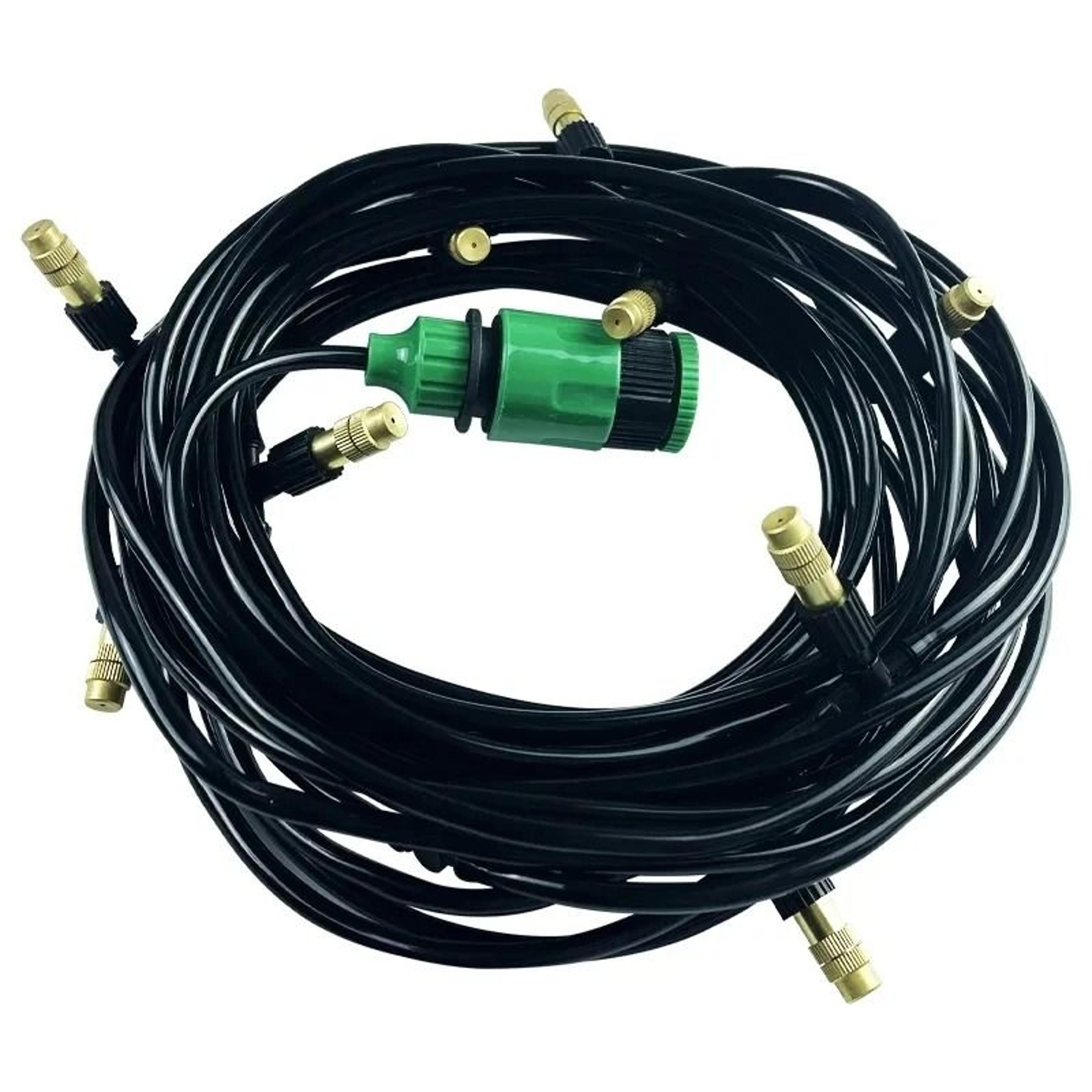 garden automatic irrigation misting kit – adjustable cooling spray system for patio and greenhouse