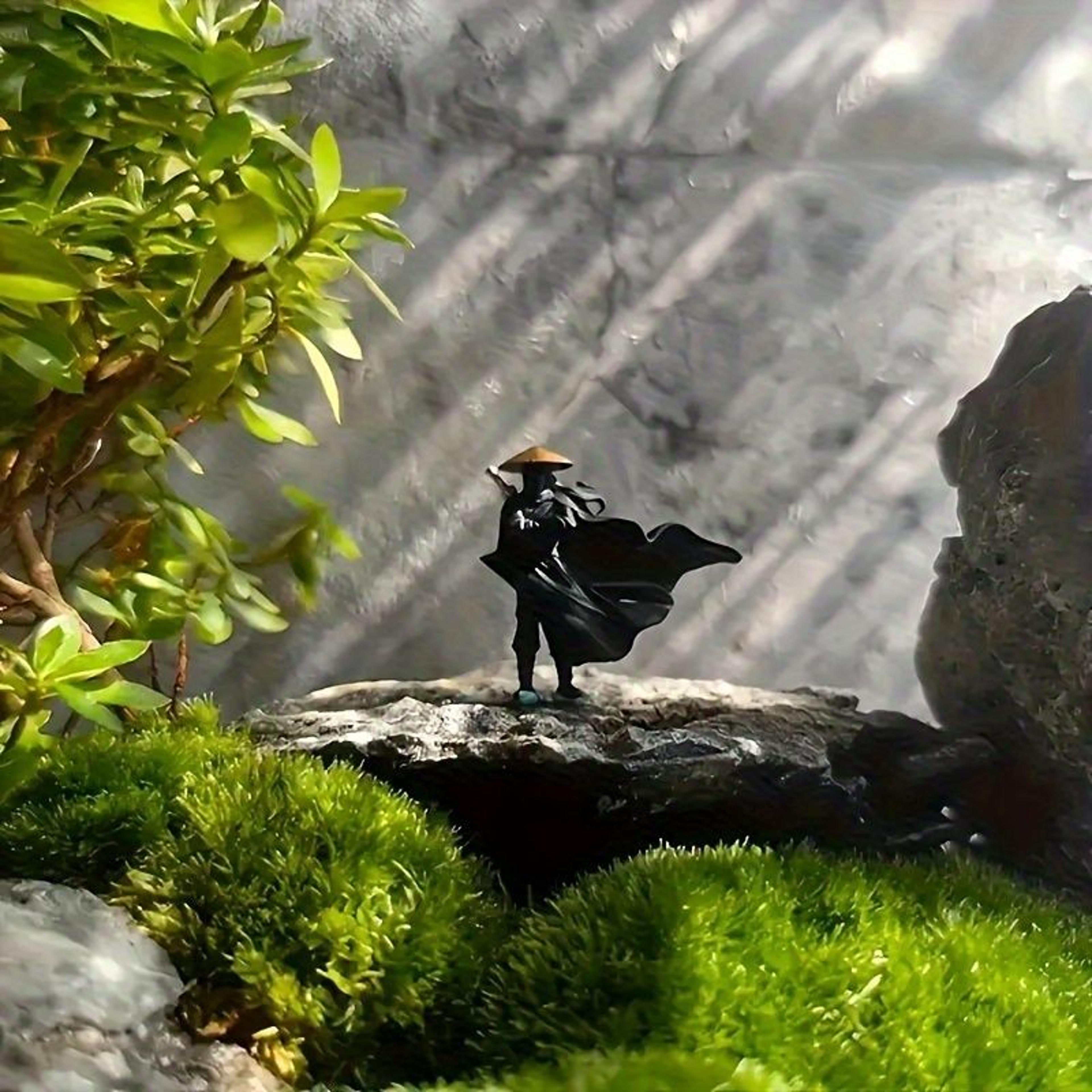3 Pcs 2 Inch Resin Mini Figures Model Ancient Japanese Ninja Chinese Samurai Warrior Cool Miniature 1