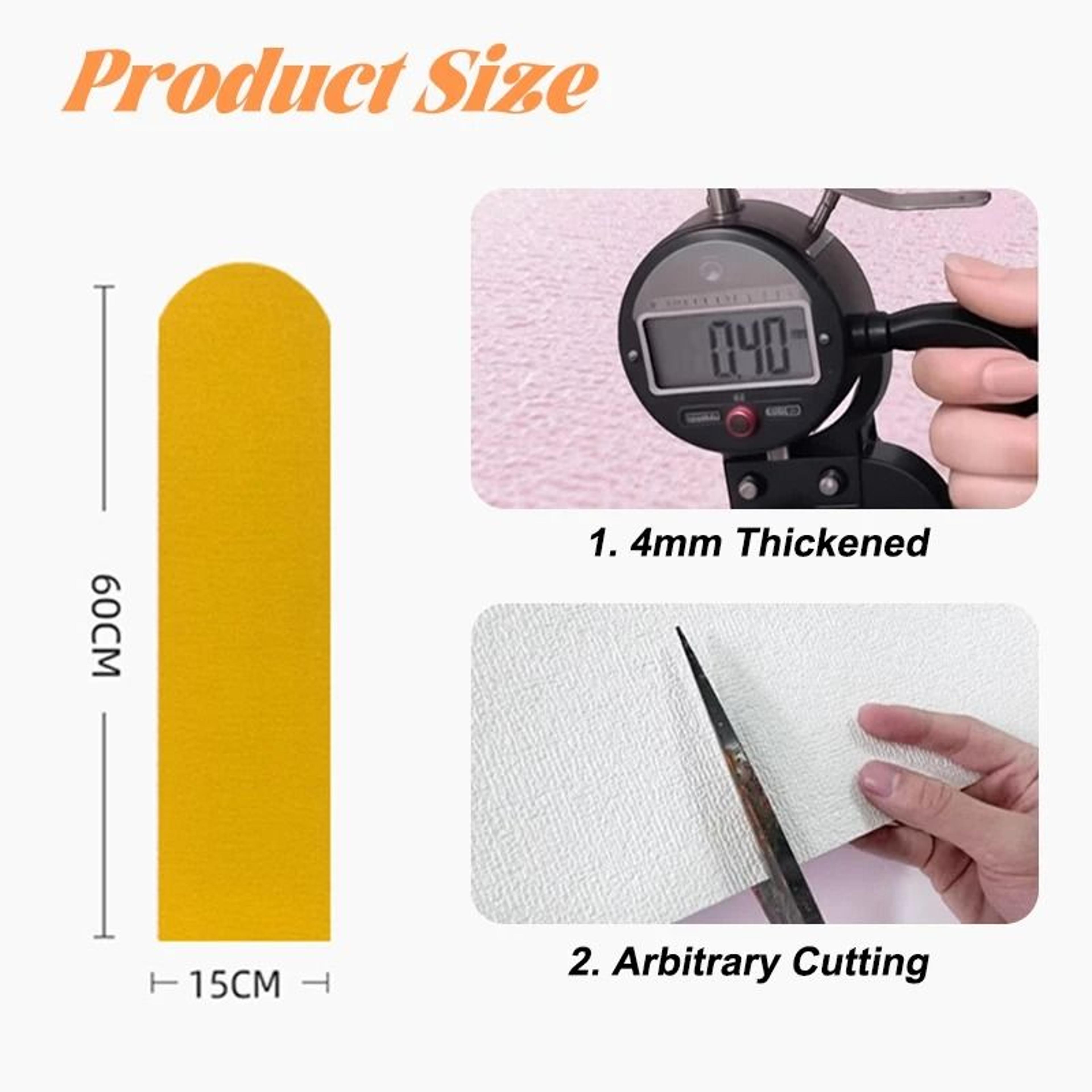 Self Adhesive Anti Collision Wall Sticker Moisture Resistant Wallpaper Soft Solid Color Cushion 1