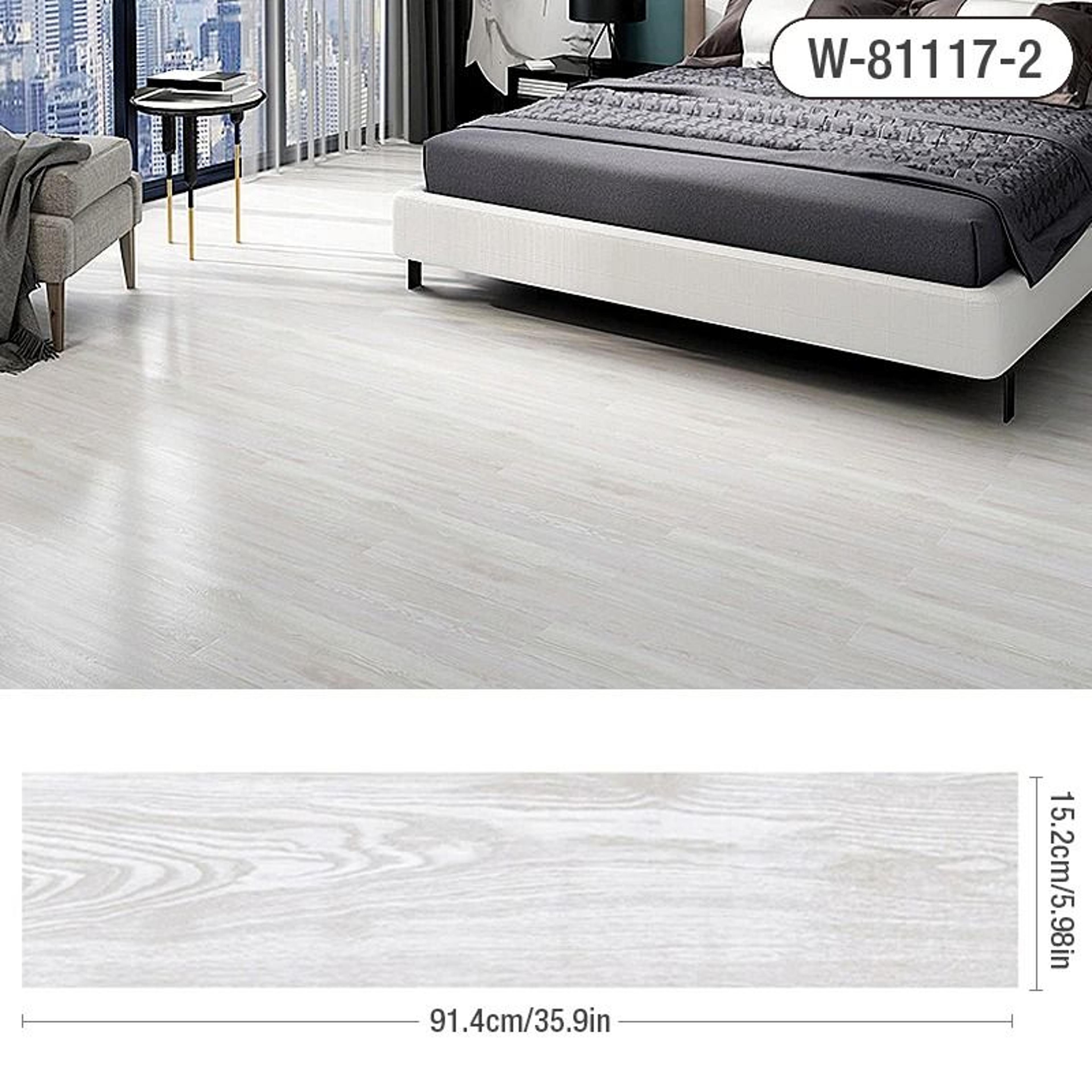 359 X 598 Inch 3D Self Adhesive Wood Grain Floor Wall Sticker Waterproof Wear Resistant Vinyl Plank 17