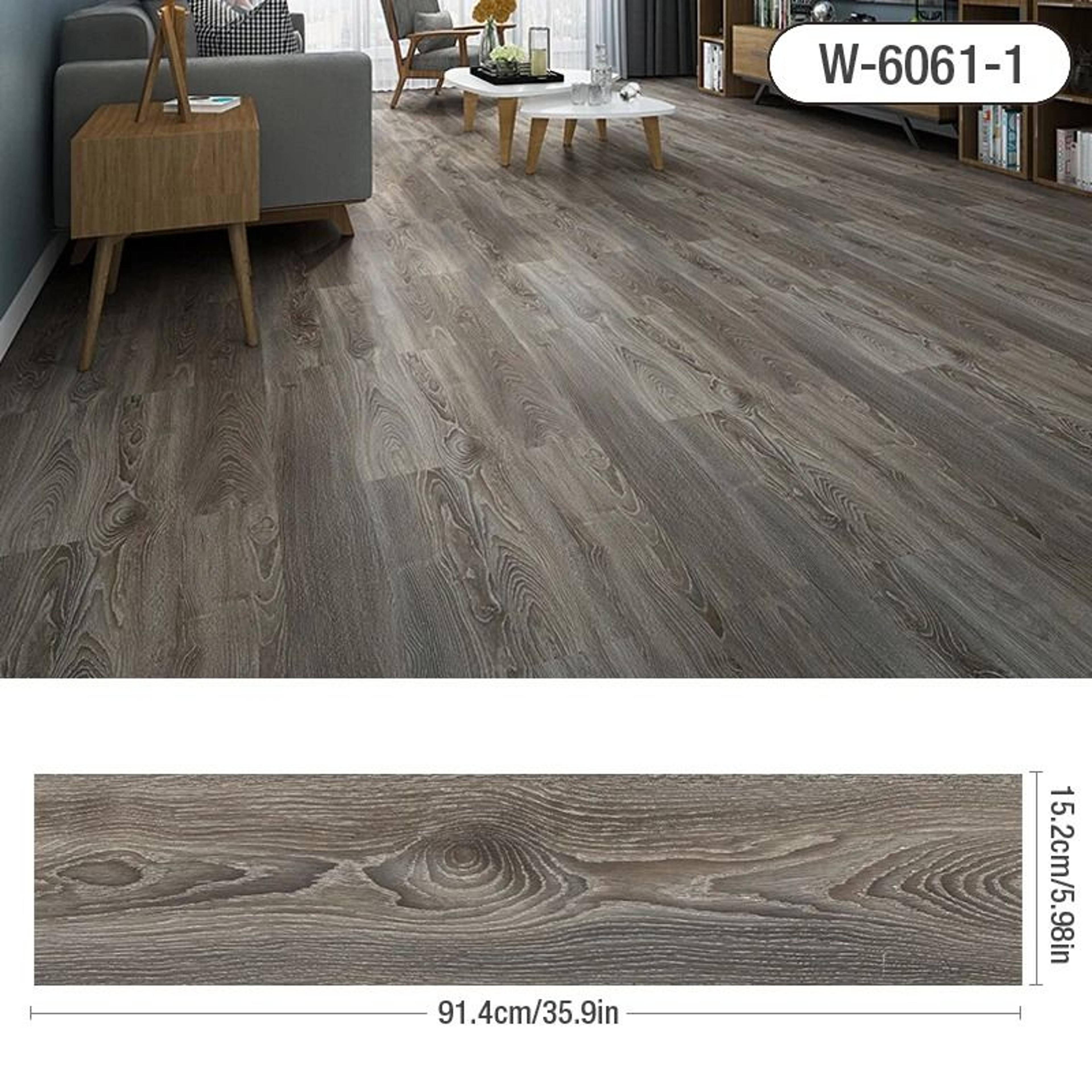 359 X 598 Inch 3D Self Adhesive Wood Grain Floor Wall Sticker Waterproof Wear Resistant Vinyl Plank 13