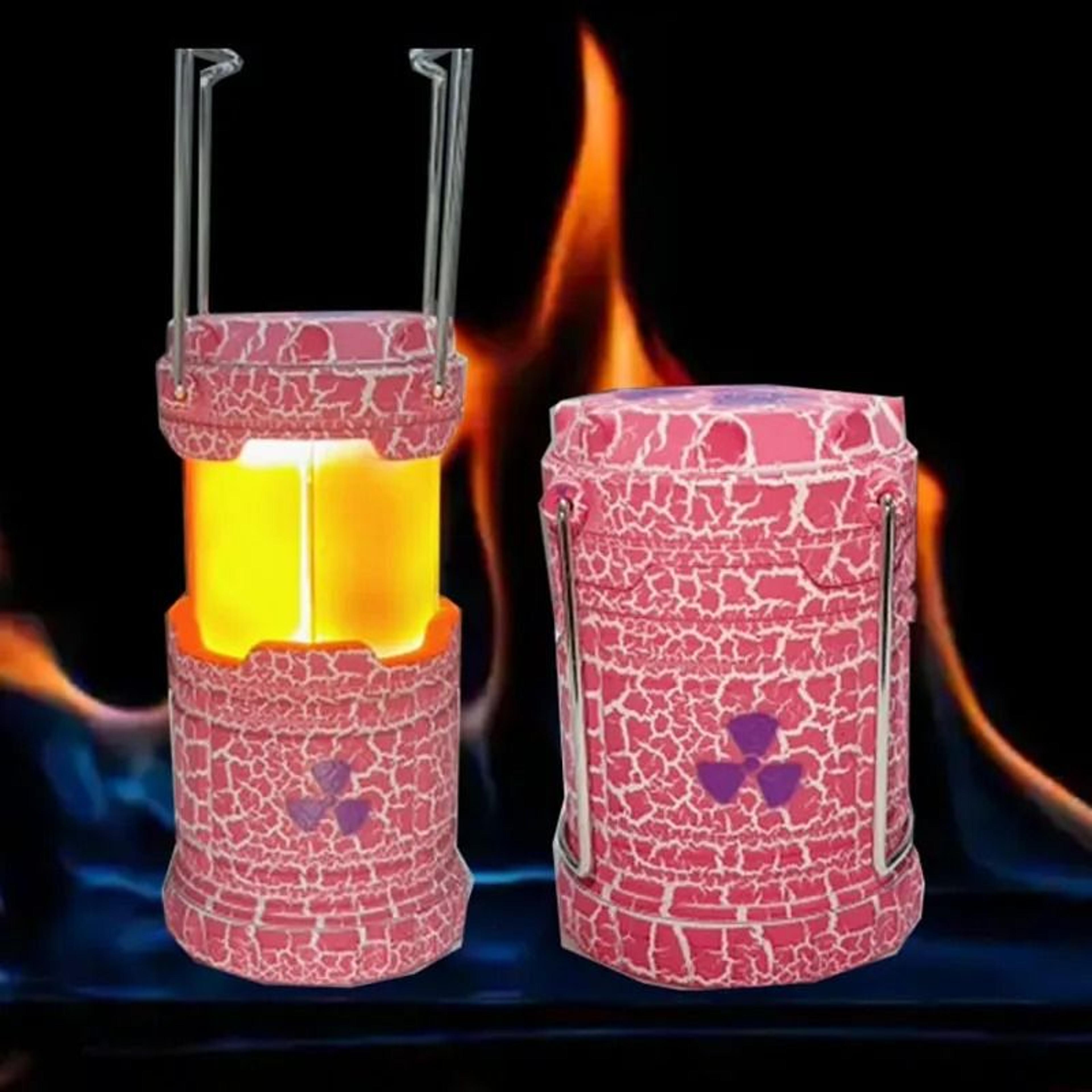 Nuclear Reactor Lantern Mini Handheld Nuclear Reaction Push Simulation Illuminator Toy Sci Fi Desk  8