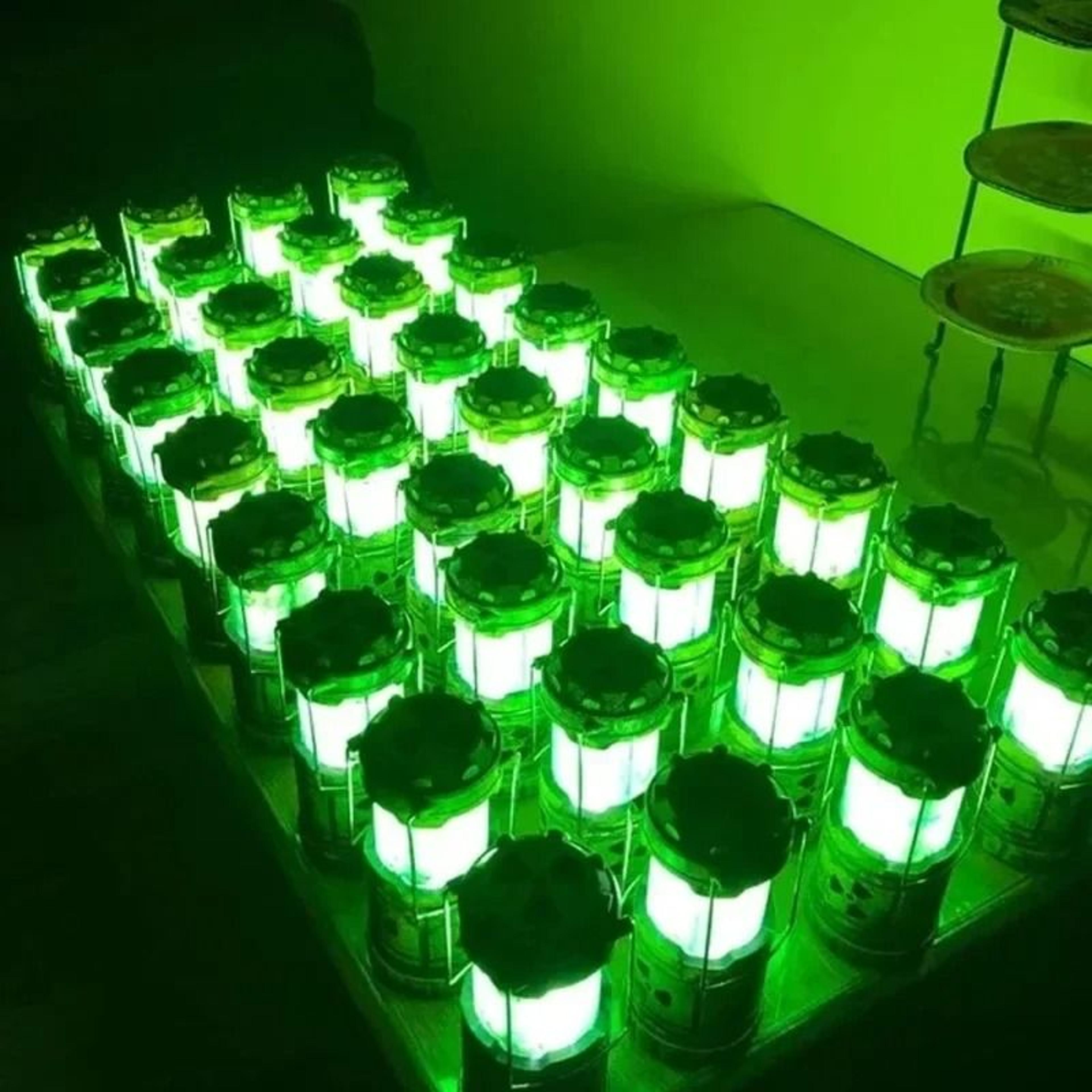 Nuclear Reactor Lantern Mini Handheld Nuclear Reaction Push Simulation Illuminator Toy Sci Fi Desk  2