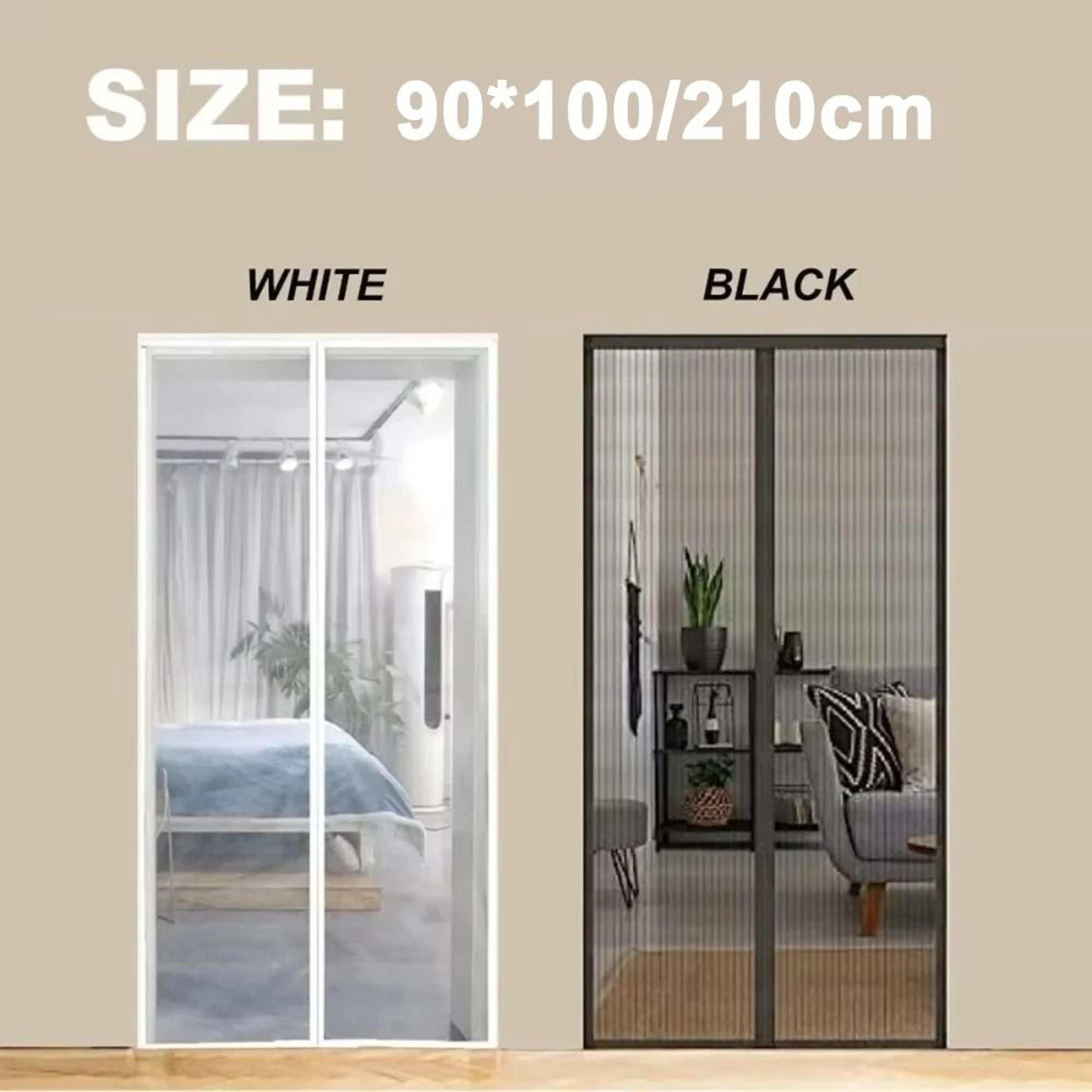 magnetic anti mosquito door screen net automatic closing insect barrier no punching mesh curtain