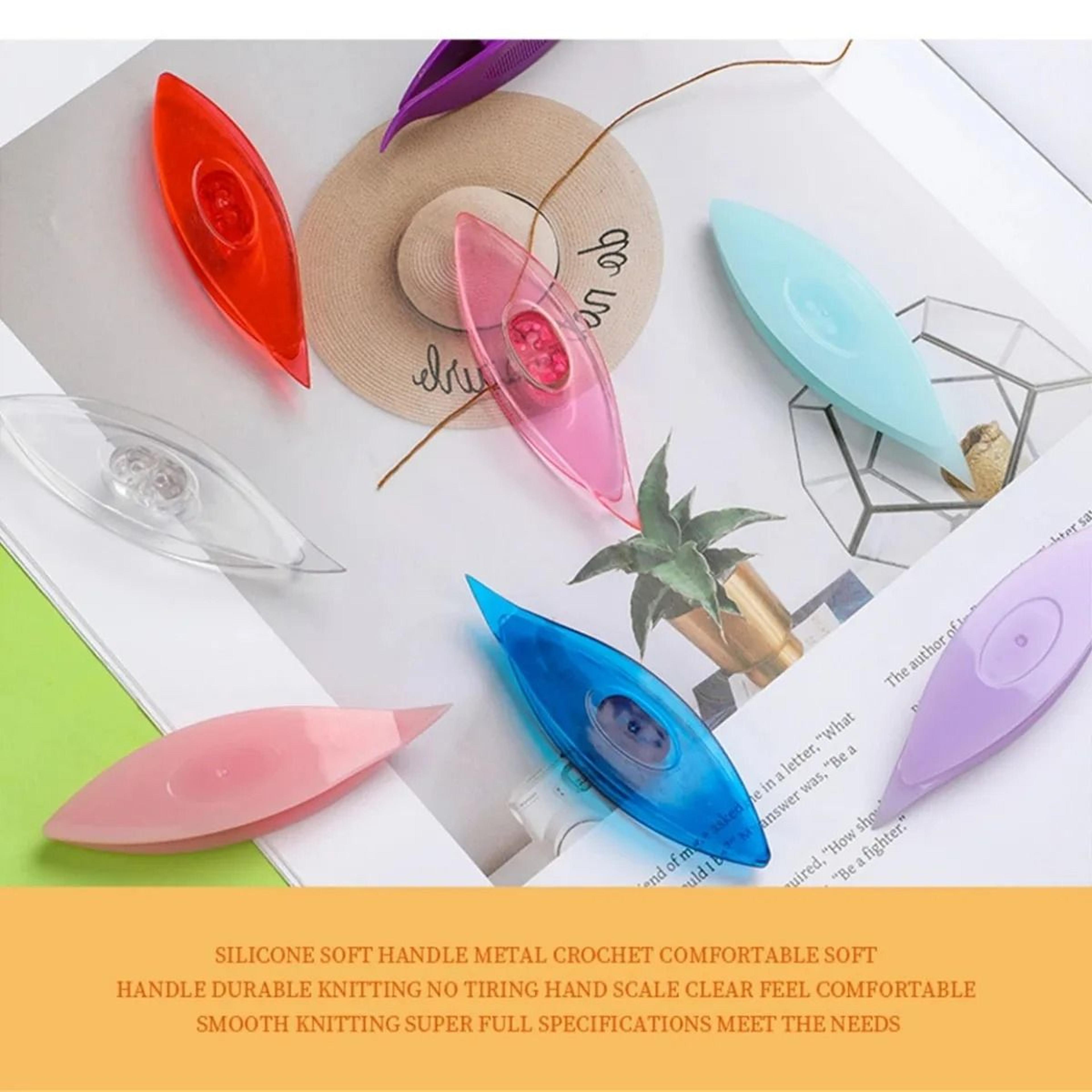 3 Pieces Plastic Tatting Shuttle Set For DIY Lace Making And Hand Weaving 5