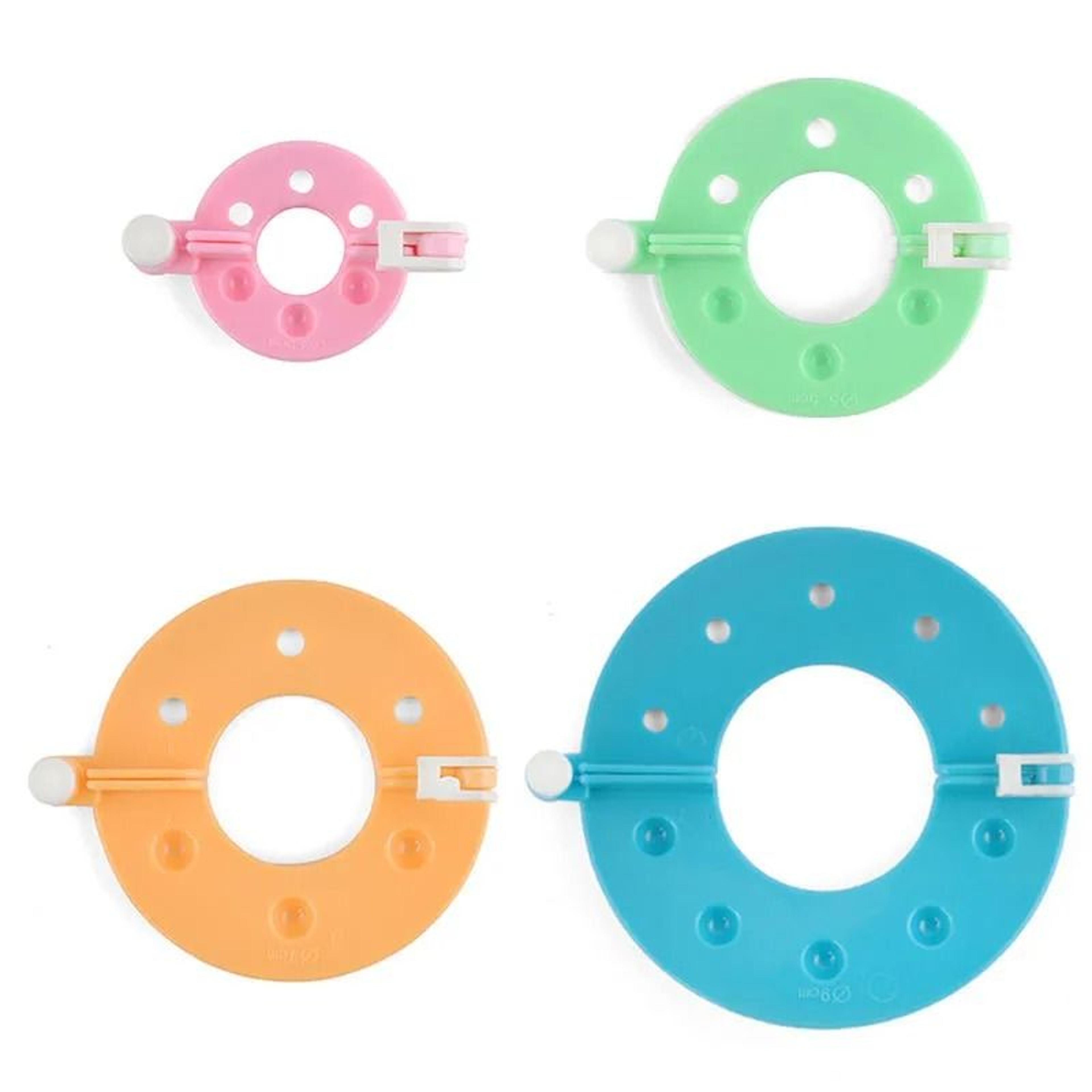4 Sizes DIY Pom Pom Maker Fluff Ball Weaver Set For Craft Knitting 3