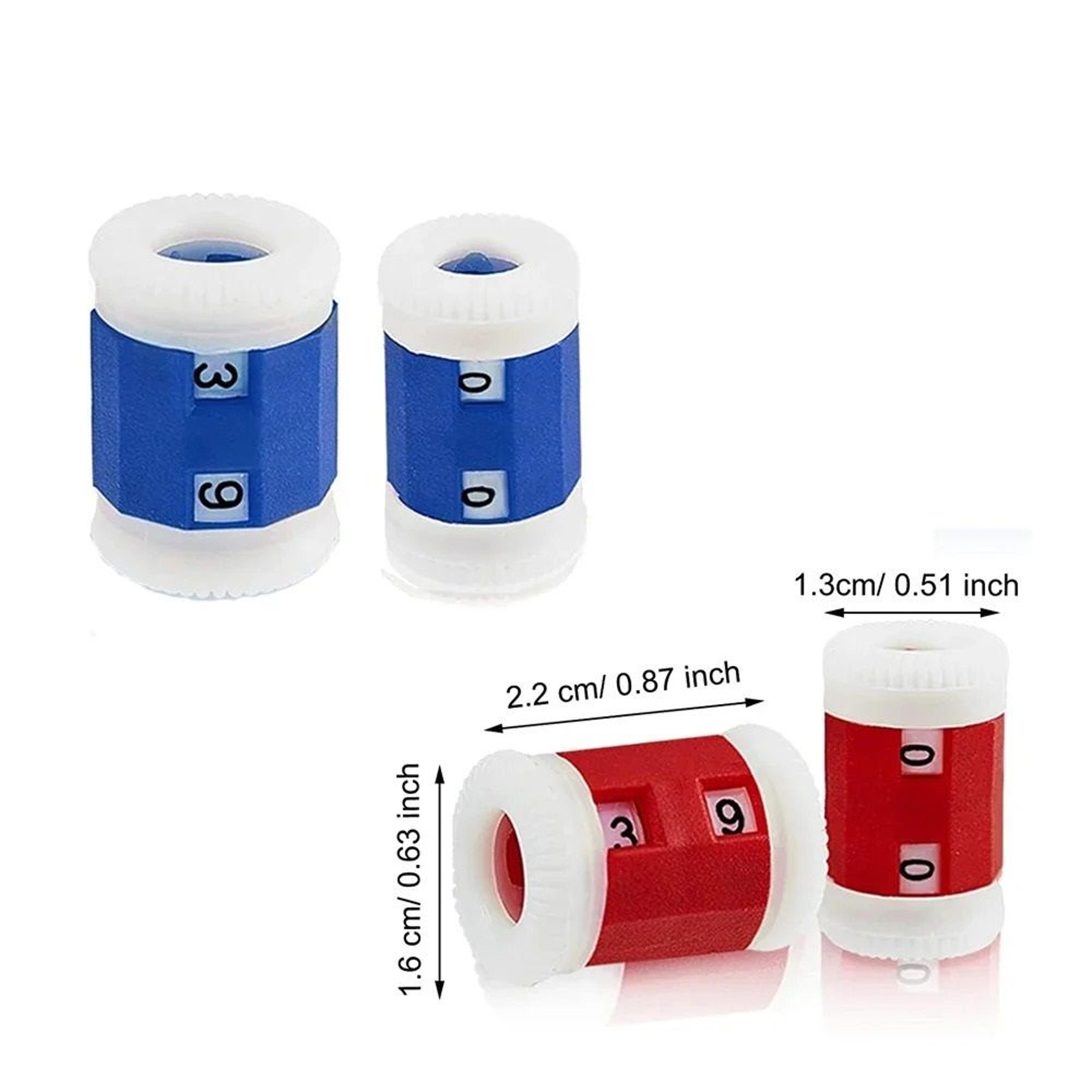 20 Pieces Locking Stitch Markers With 4 Pieces Row Counters Knitting Crochet Tool Kit 4