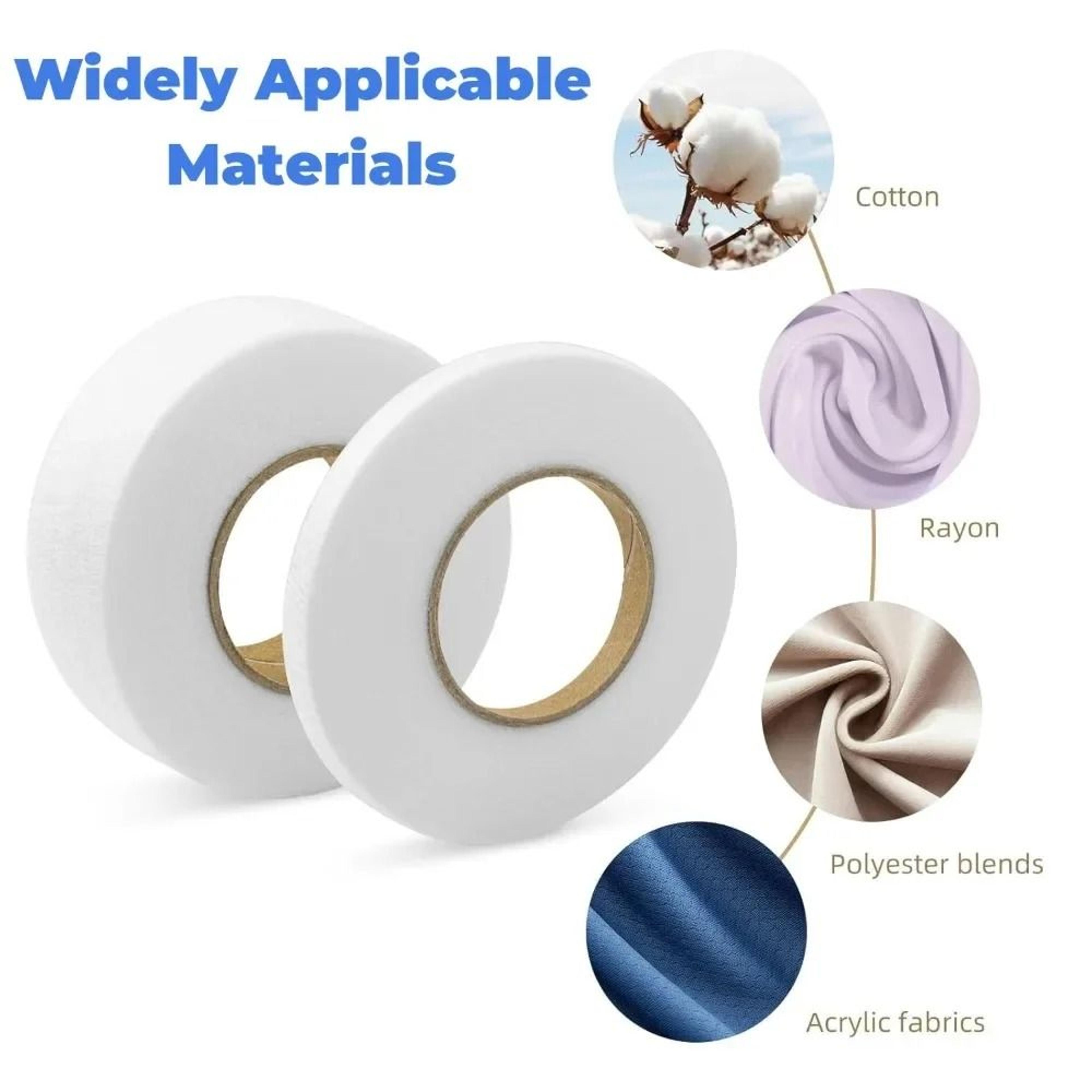 NoSew Self Adhesive IronOn Fabric Hem Tape For Pants Jeans And Clothes Repair 4