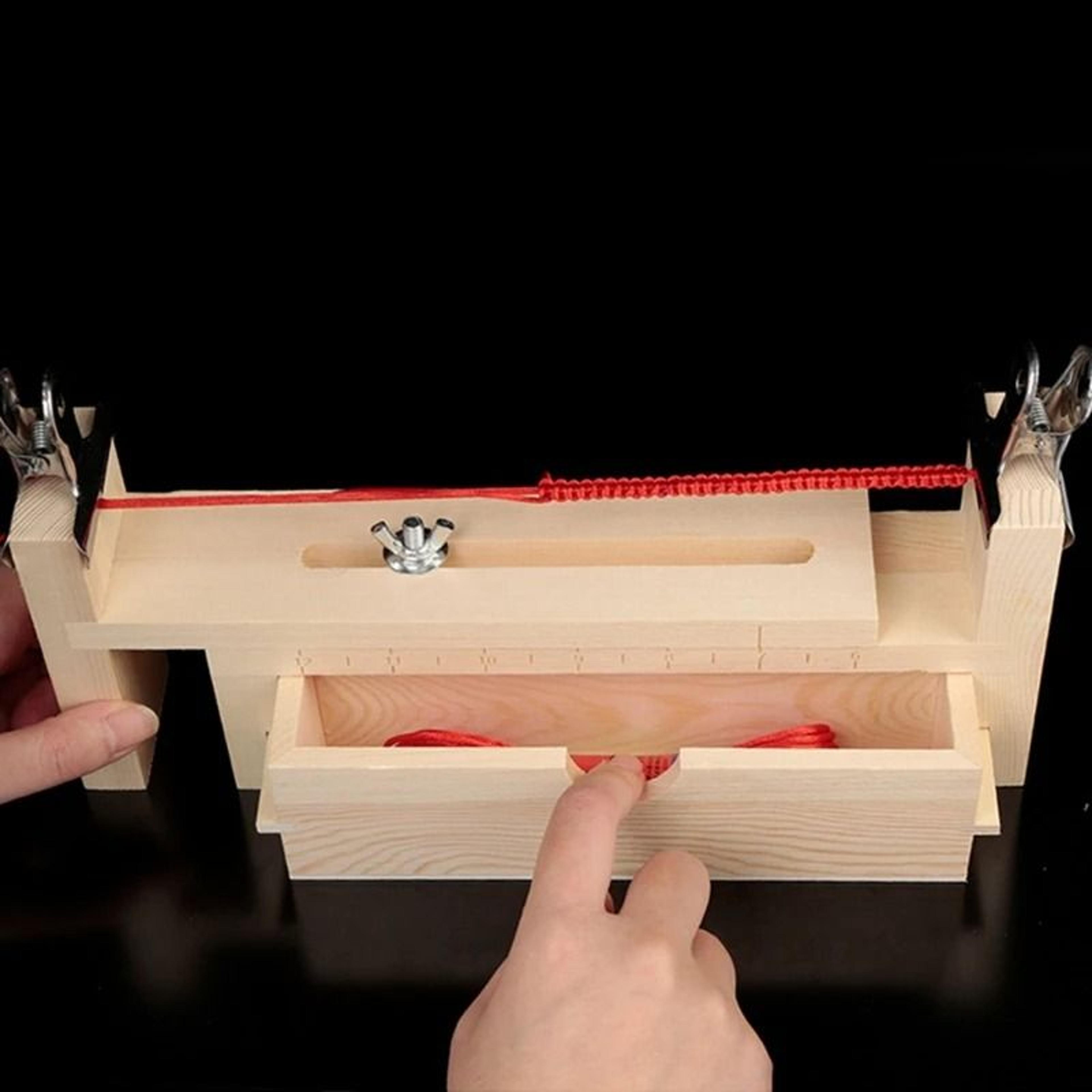 Adjustable Wooden Paracord Bracelet Jig Set And Rope Weaving Workbench Platform 8