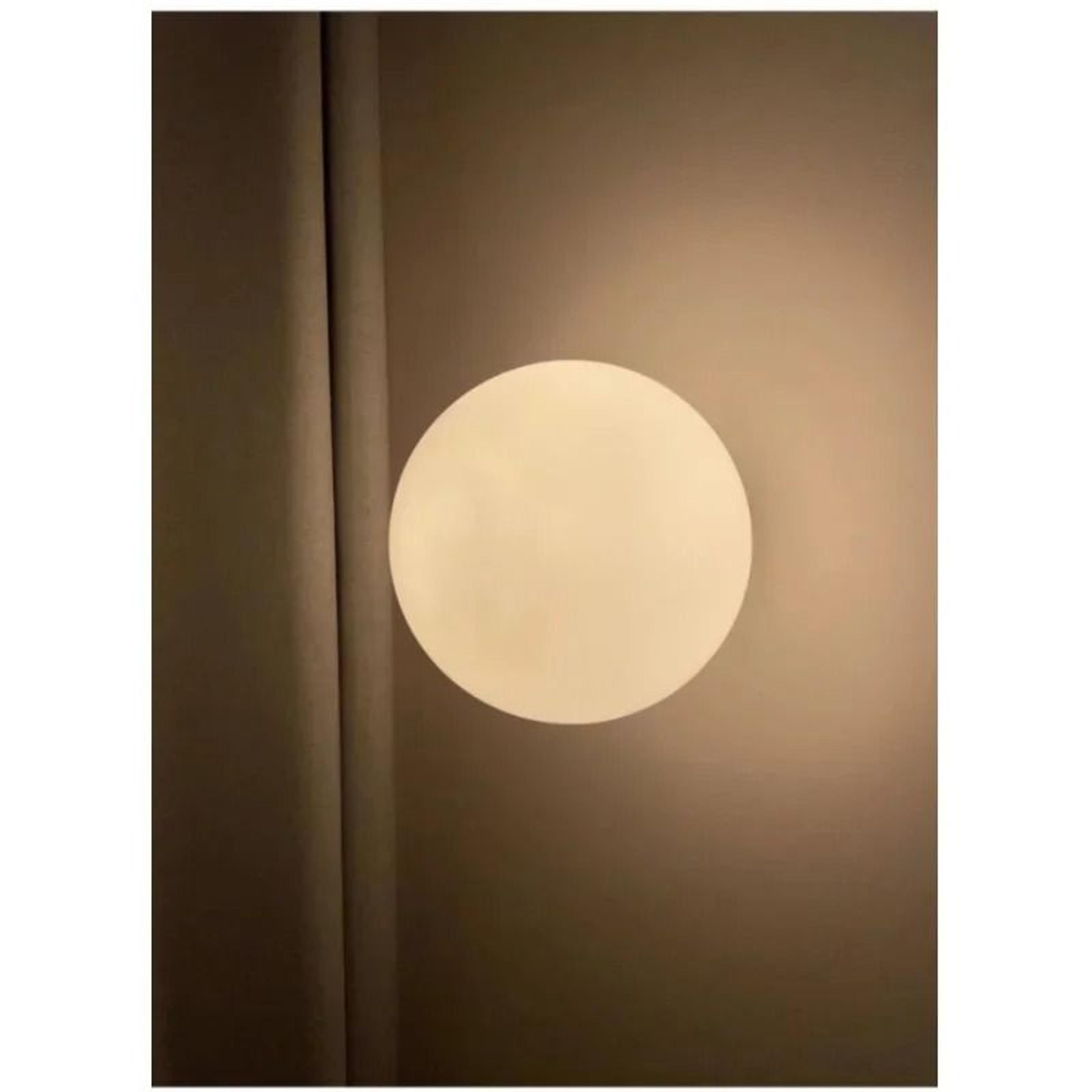 Modern Spherical Plastic LED Wall Sconce Lamp For Bedroom Living Room And Hallway 4