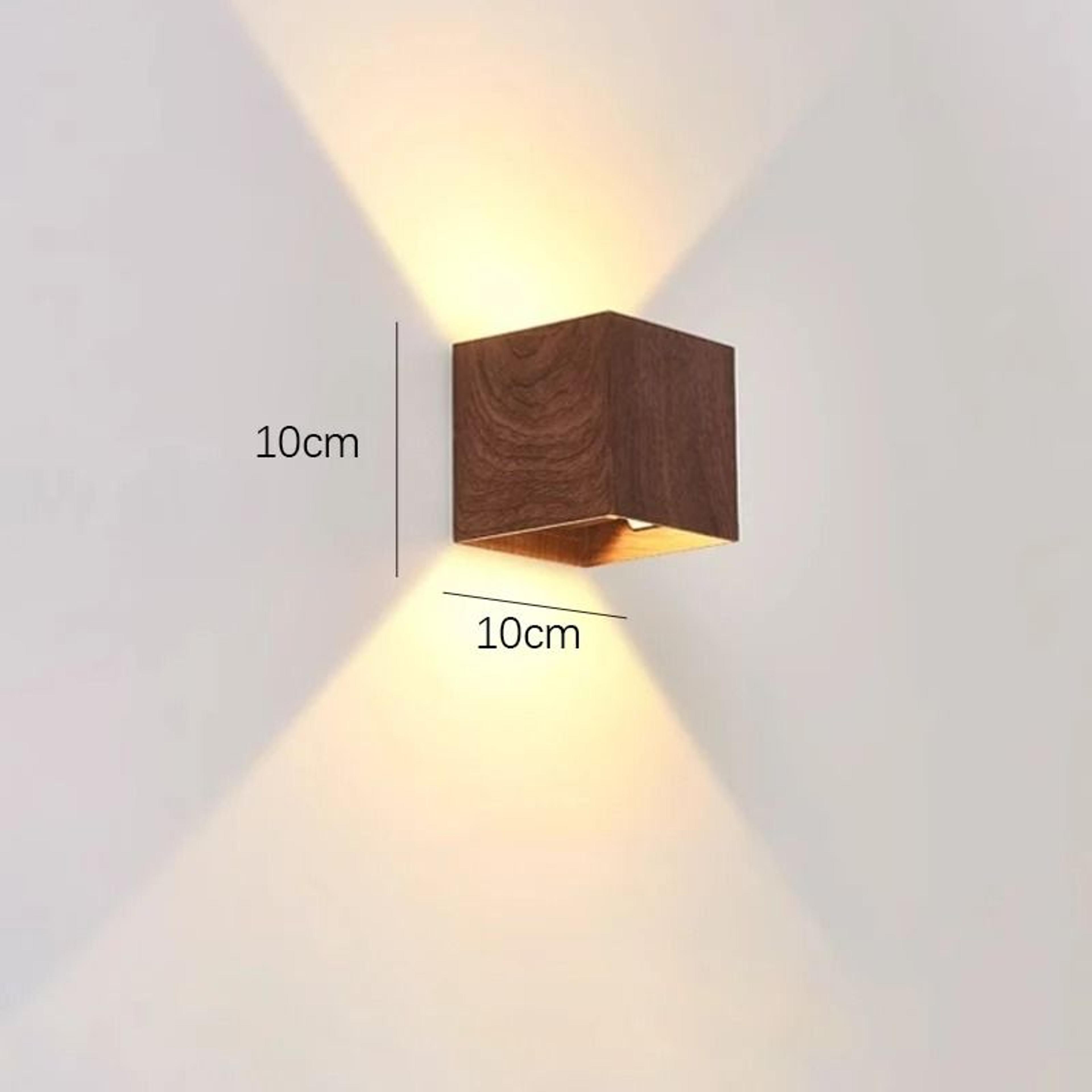Creative Wood LED Up And Down Wall Lamp For Artistic Entrances Stairs And Balconies 9