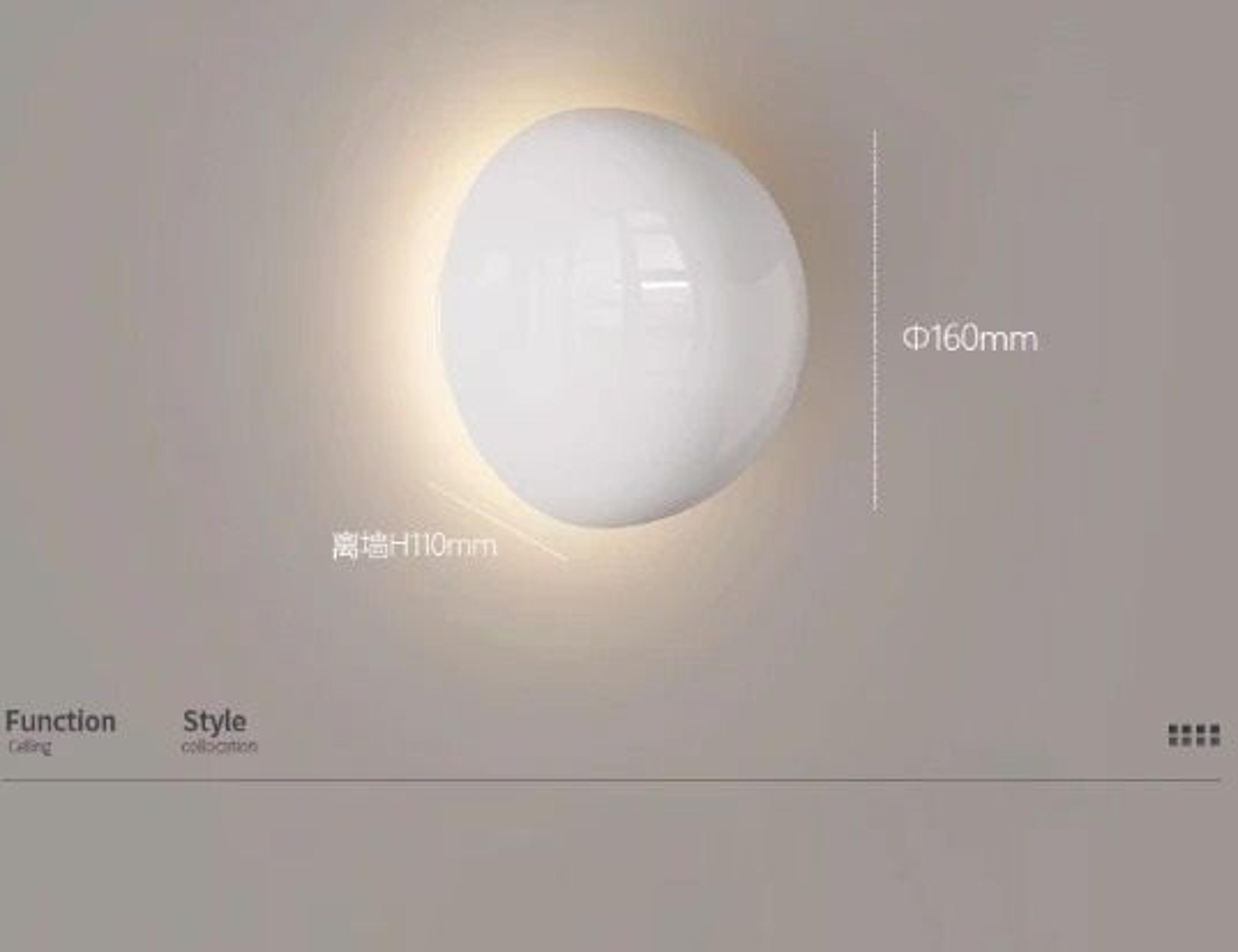 Modern Red Round Metal LED Wall Lamp And Ceiling Light For Bedroom Living Room And Corridor 7