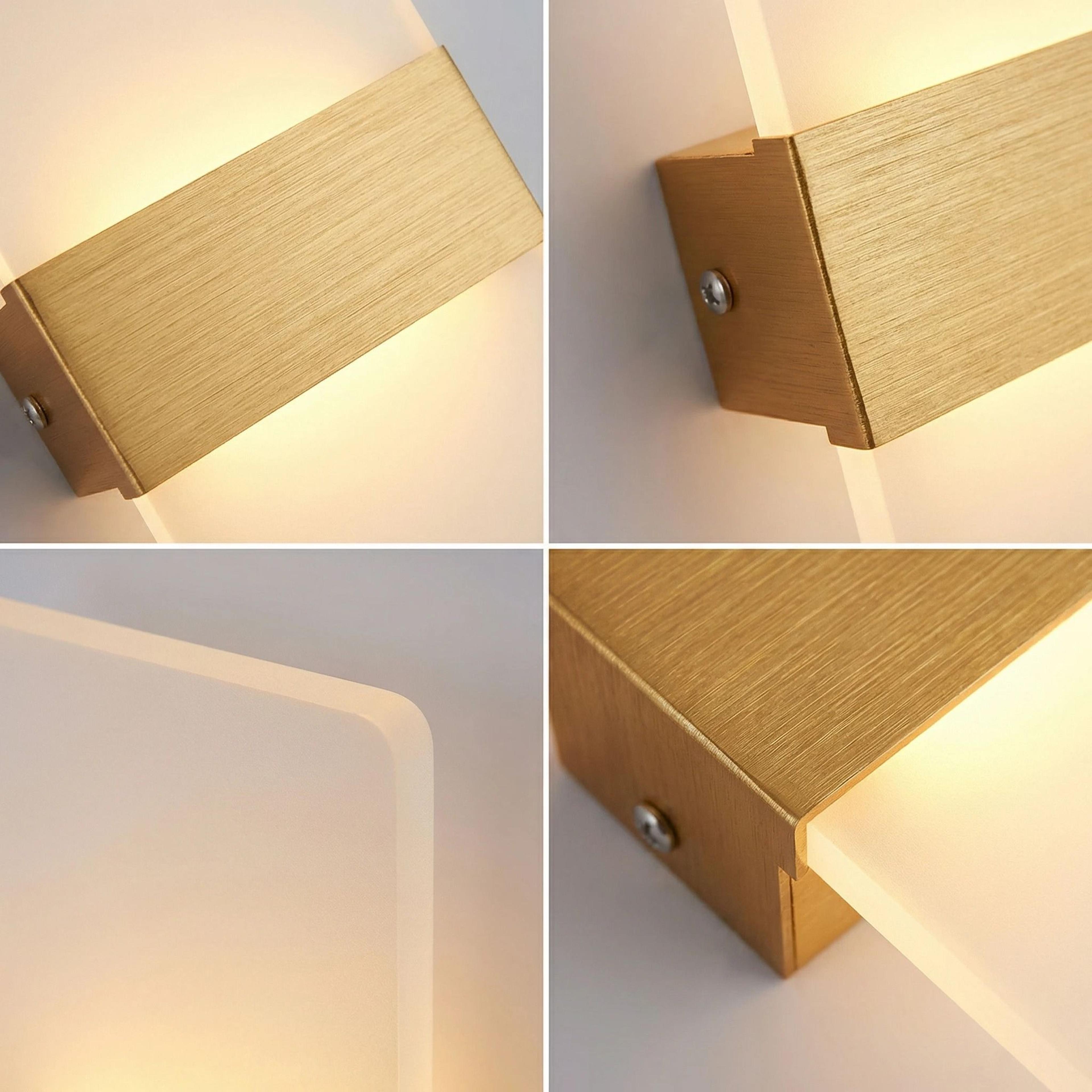 Modern Acrylic LED Up Down Wall Sconce Light For Bedroom Hallway And Staircase 5