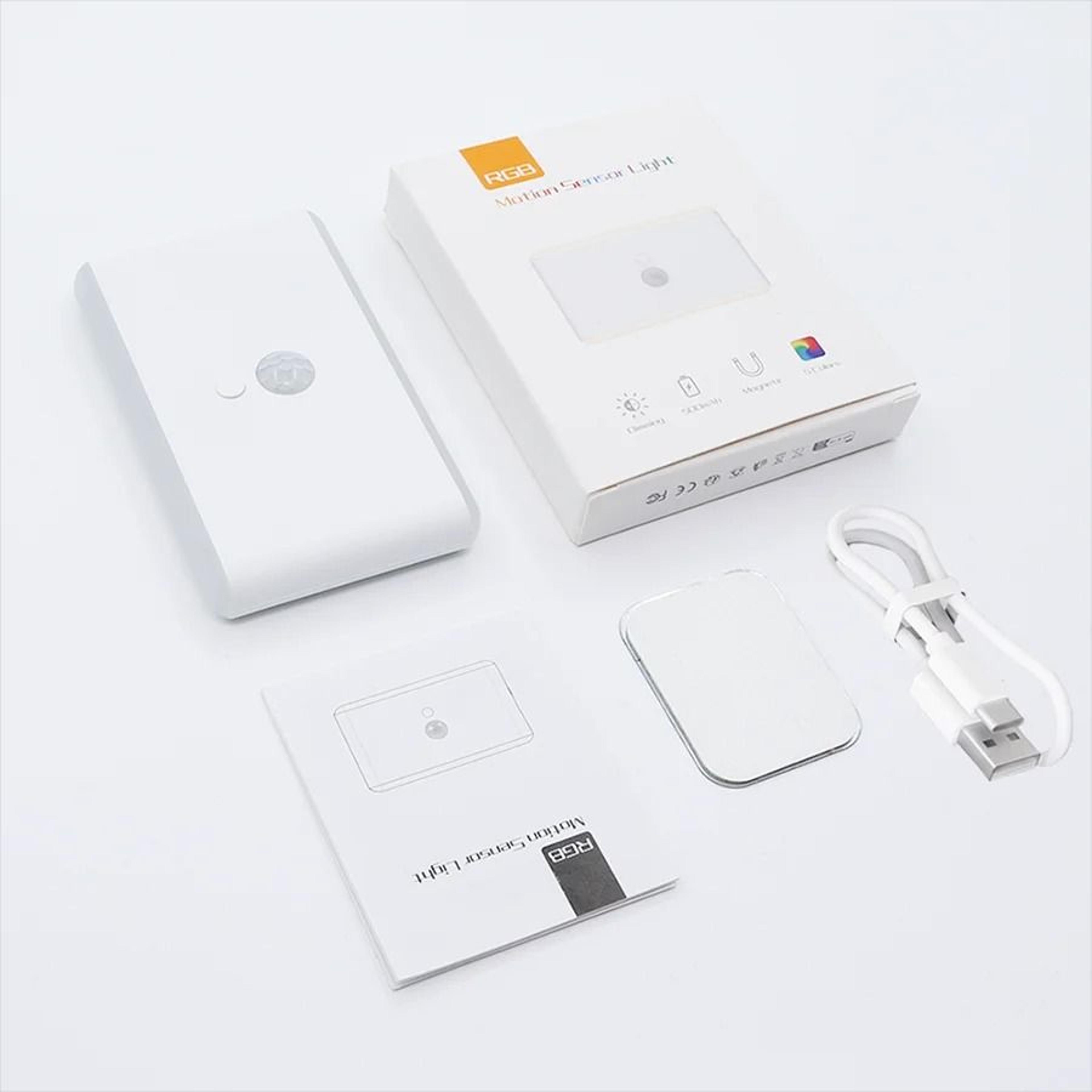 Wireless LED Motion Sensor Wall Lamp And Cabinet Light With Type C USB Rechargeable Battery For Sta 5