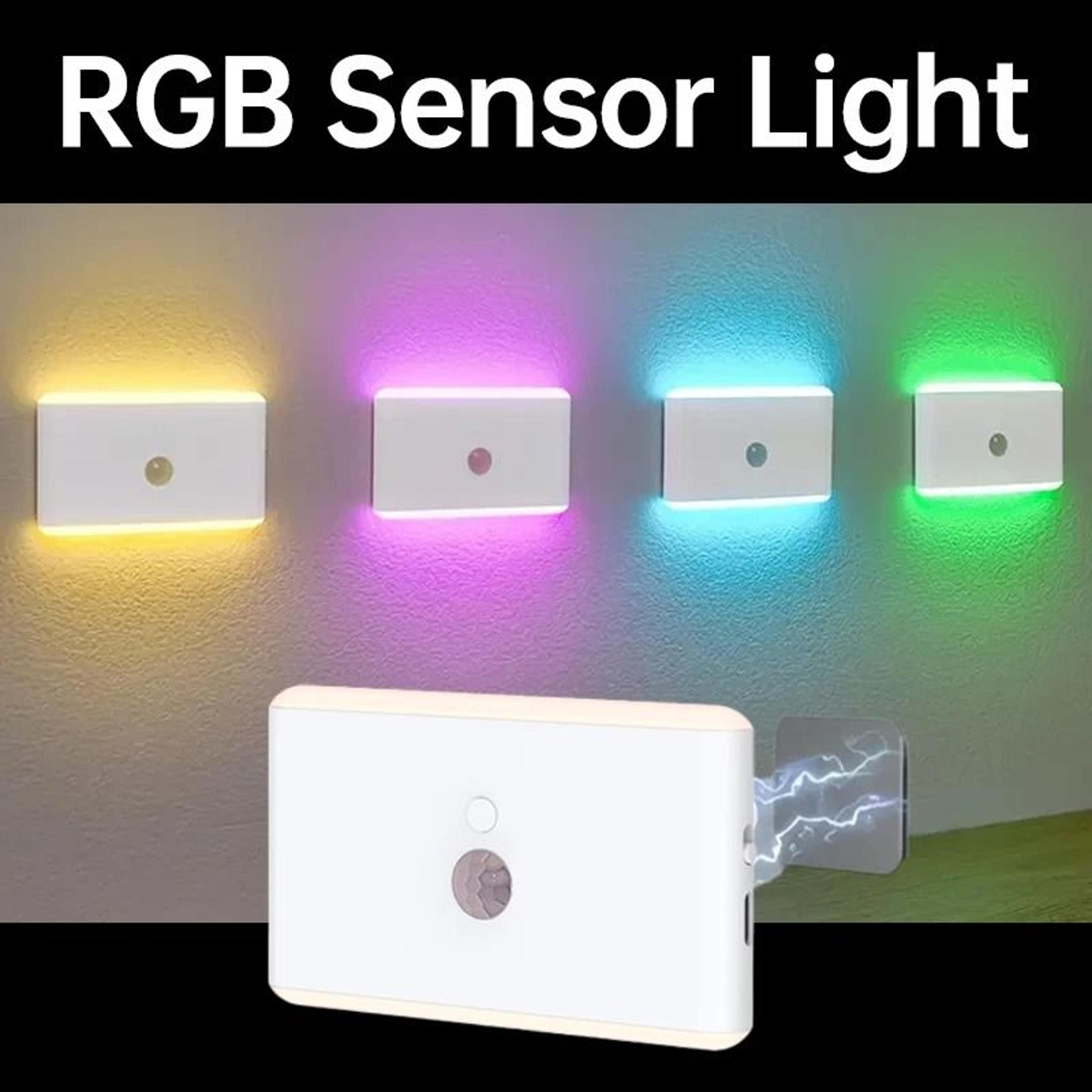 Wireless LED Motion Sensor Wall Lamp And Cabinet Light With Type C USB Rechargeable Battery For Sta 6