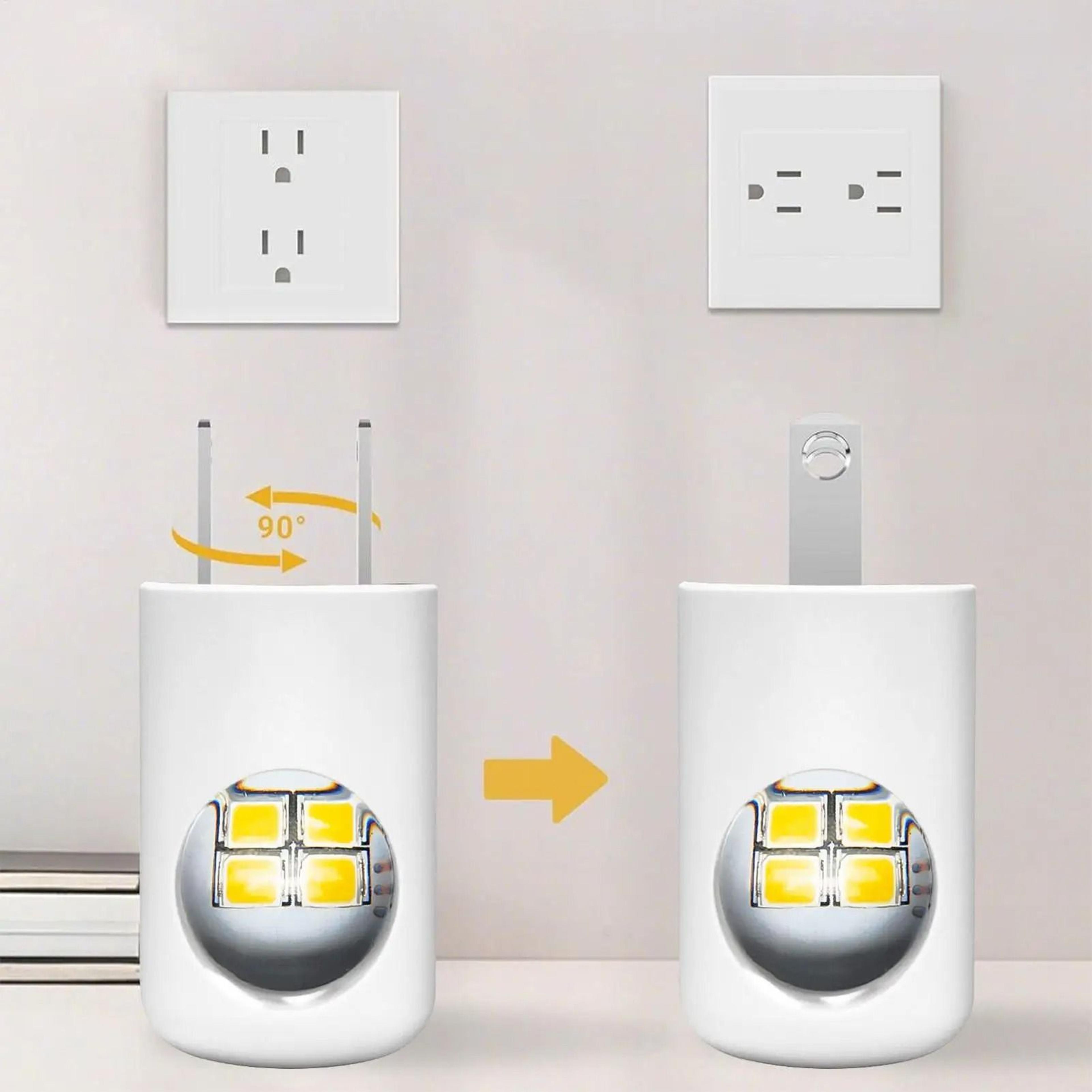 Compact LED Plug In Night Light With Dusk To Dawn Sensor 5