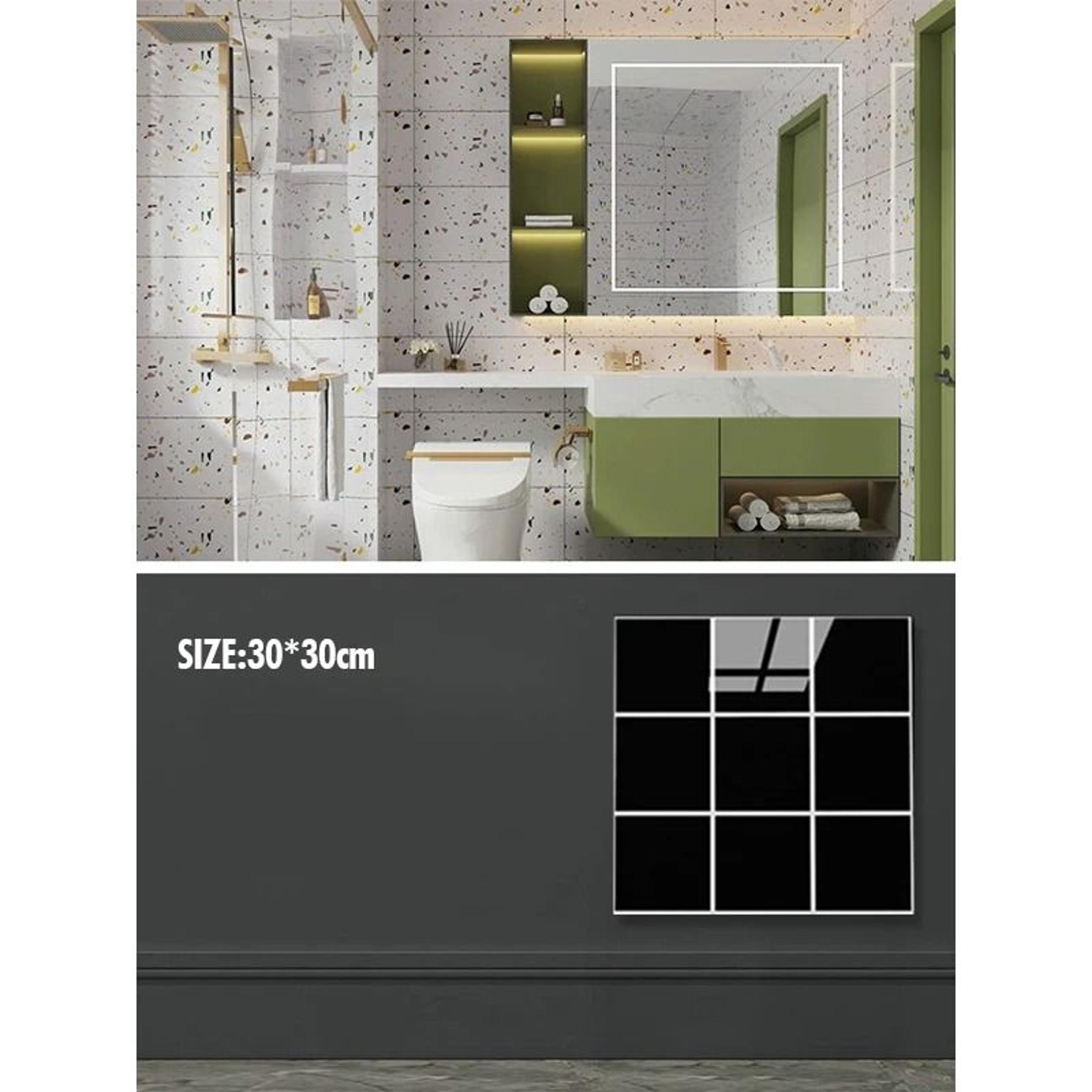 waterproof marble tile pvc self adhesive vinyl wall stickers for bathroom, kitchen, and cupboard backsplash