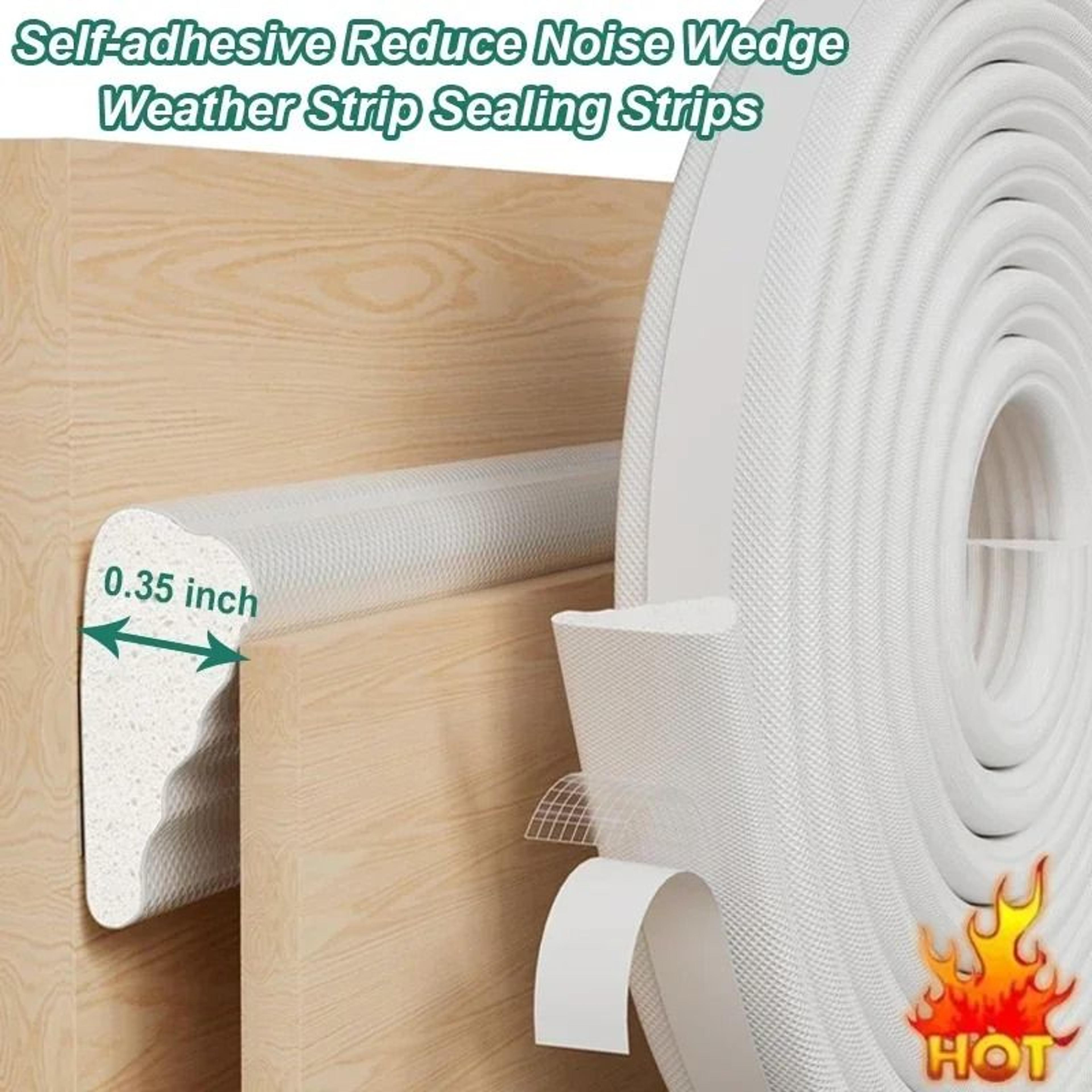 acoustic foam door wedge sealing strip self adhesive draft stopper and weatherproofing insulation tape