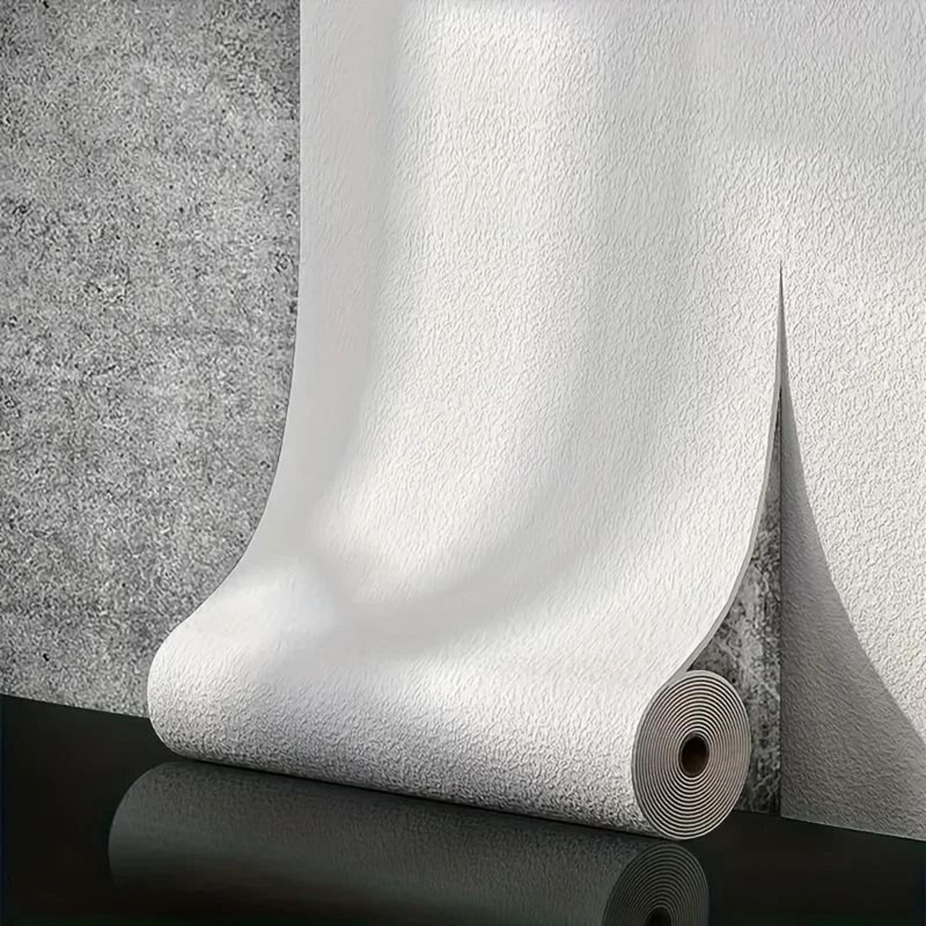 3d linen texture self adhesive waterproof foam wallpaper roll