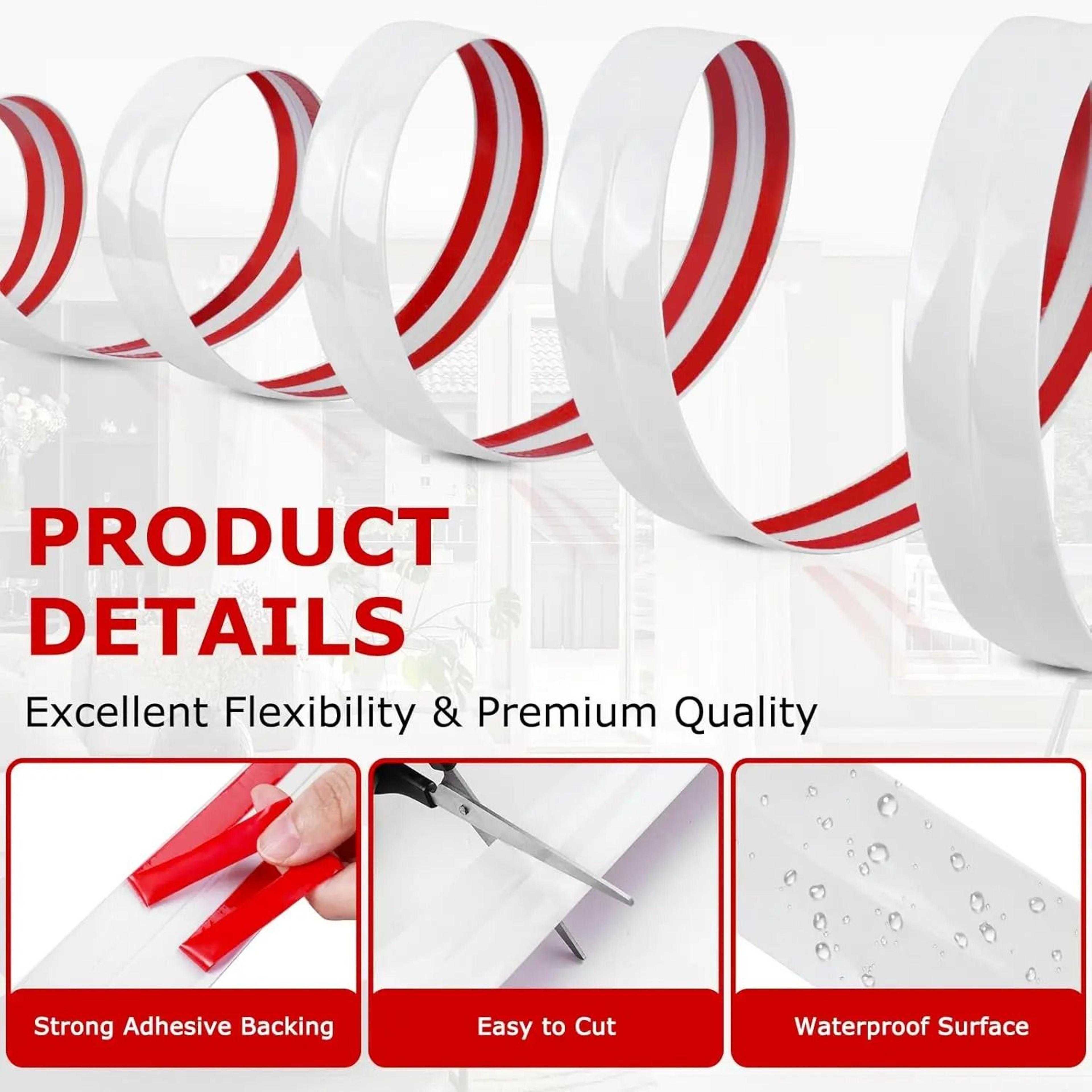 Flexible Caulk Strip And Wall Edge Protection Sealing Tape 2