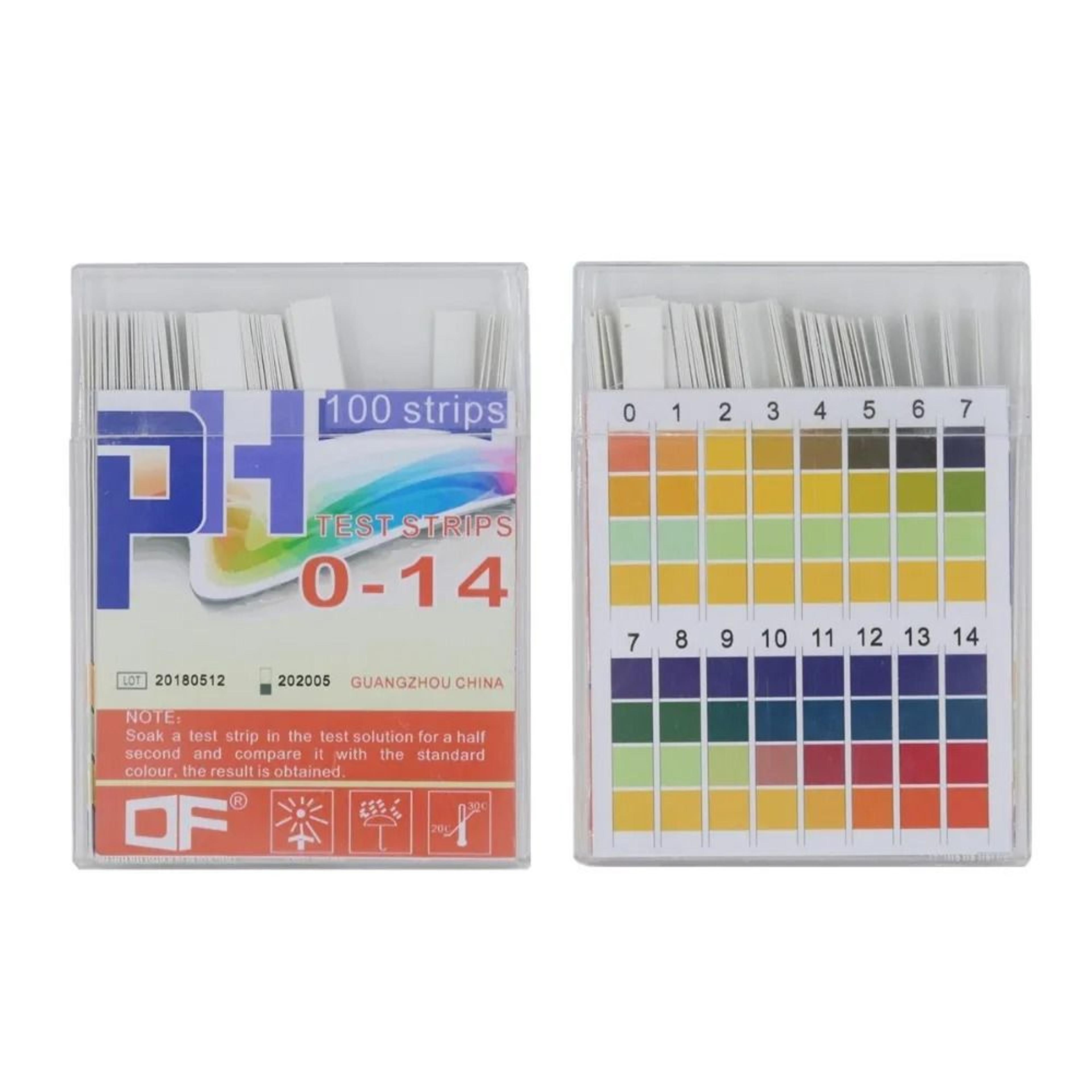 full range ph test strips universal litmus paper 1 to 14 indicator kit for water urine soil and lab