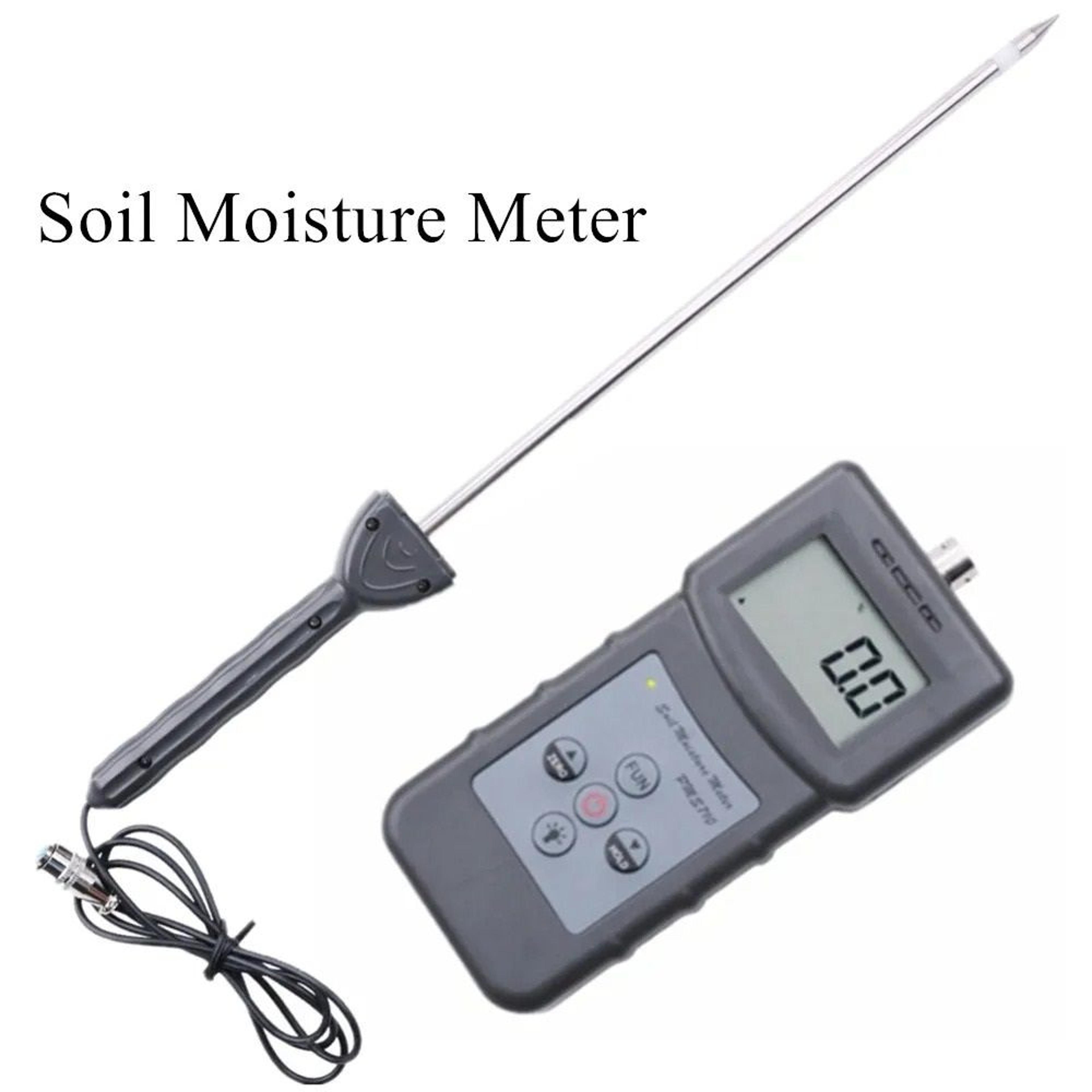 high precision digital soil moisture meter heavy duty probe hygrometer for concrete cement river sand and soil