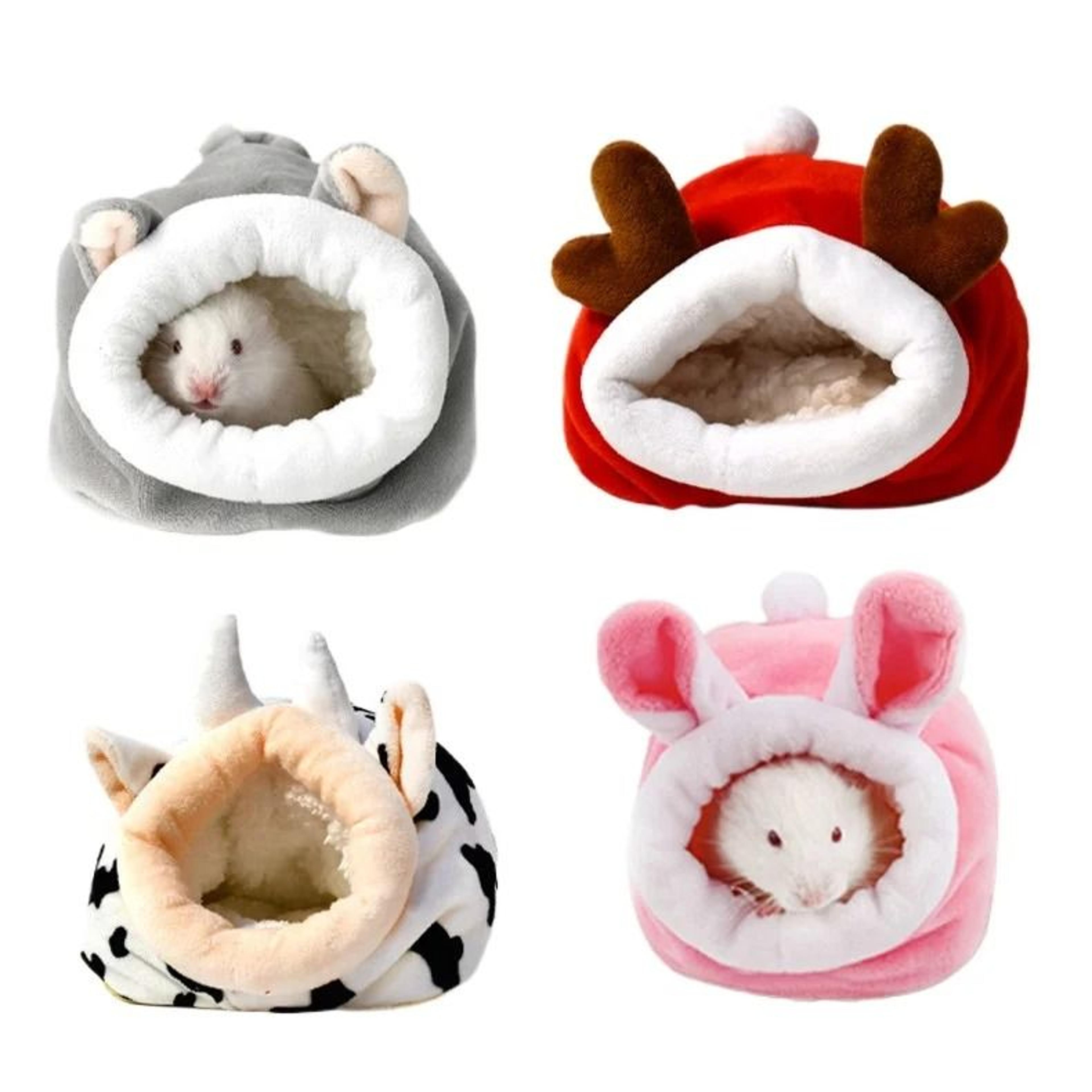 soft warm insulated small pet winter bed hanging fleece house hammock cottage