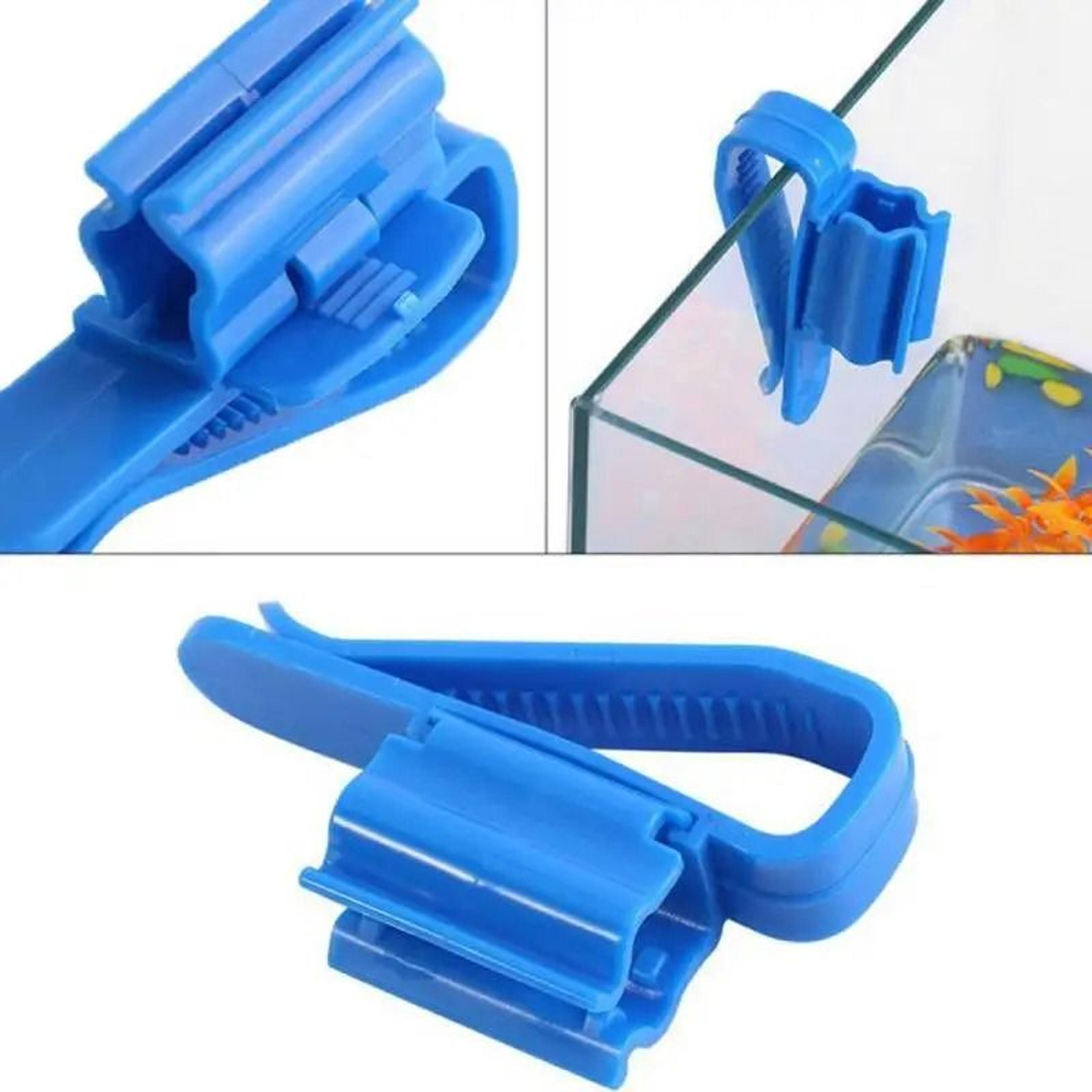 adjustable aquarium hose holder clip auto siphon clamp for fish tank & homebrew
