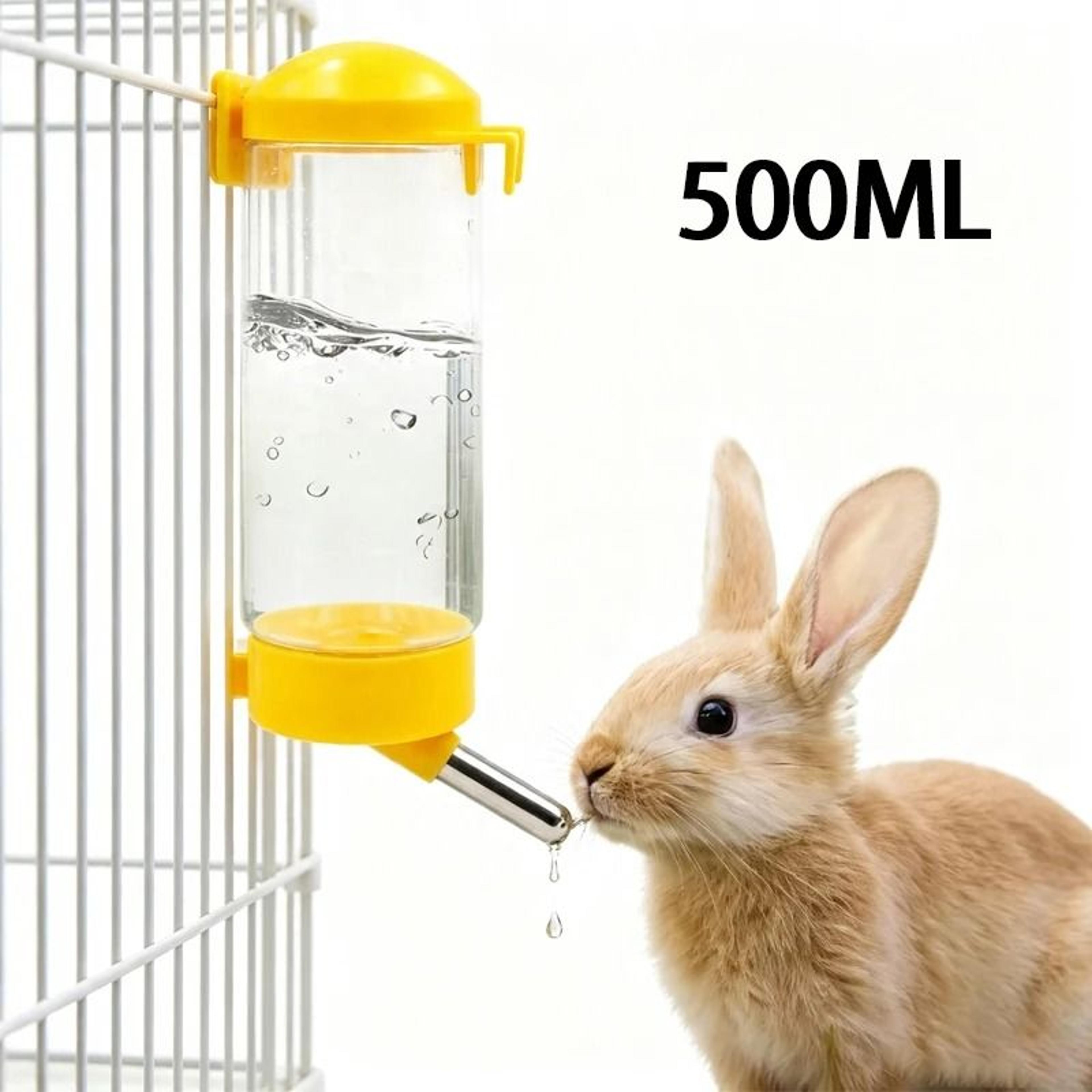 16.9 oz cage hanging ball-type water fountain bottle portable dispenser for pets