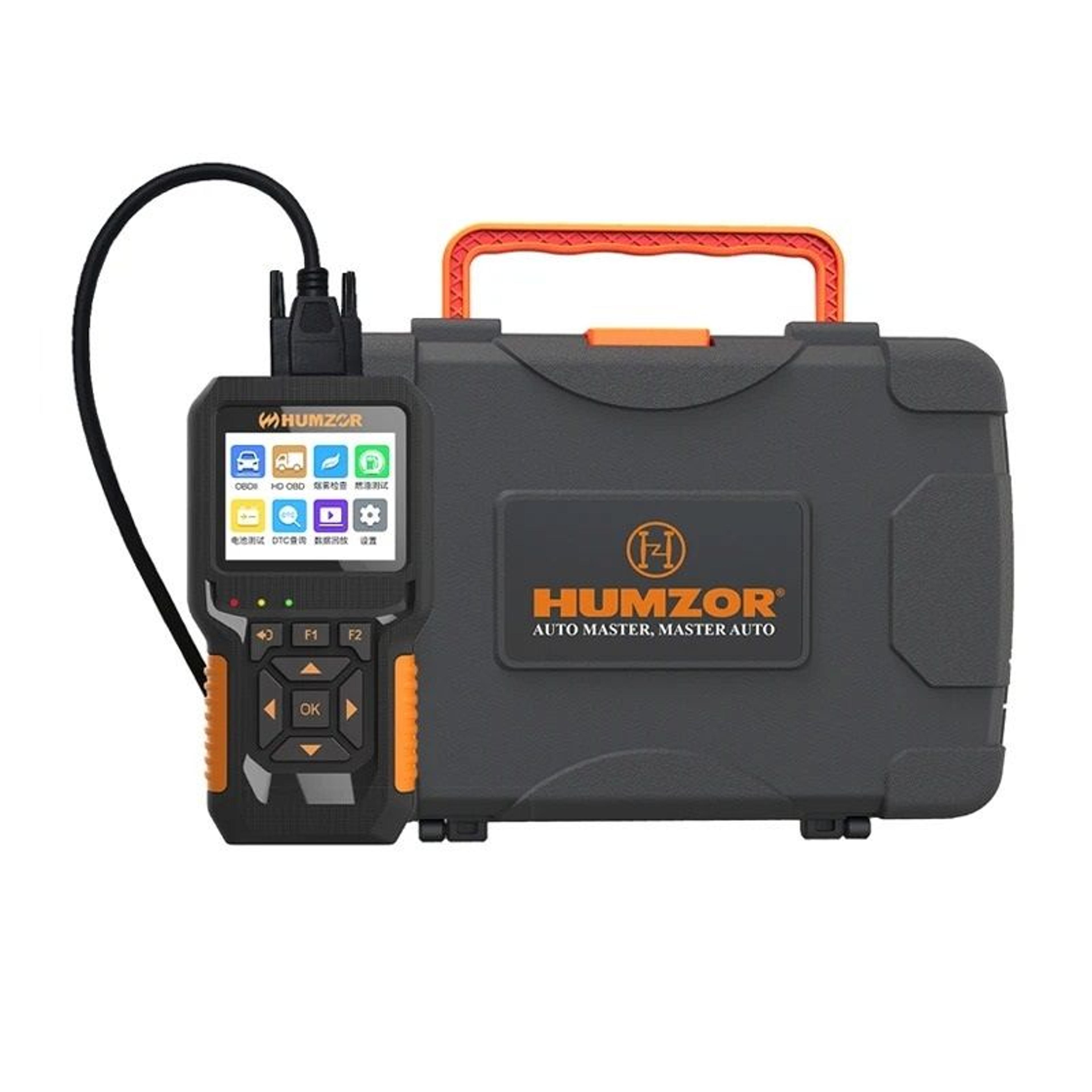 heavy duty truck and automotive obd2 diagnostic scanner and fault code reader