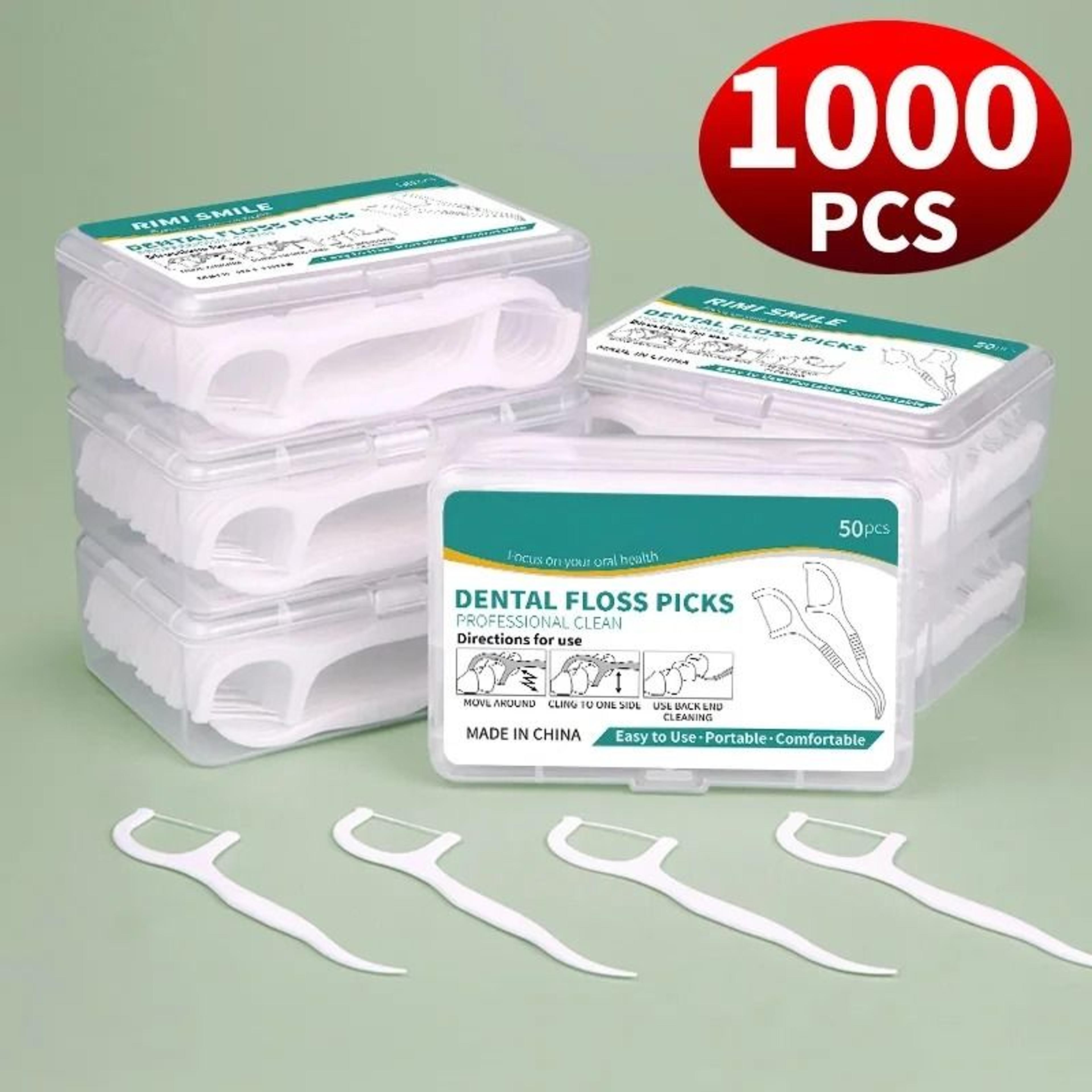 ultra-fine dental floss picks and interdental oral hygiene care floss sticks