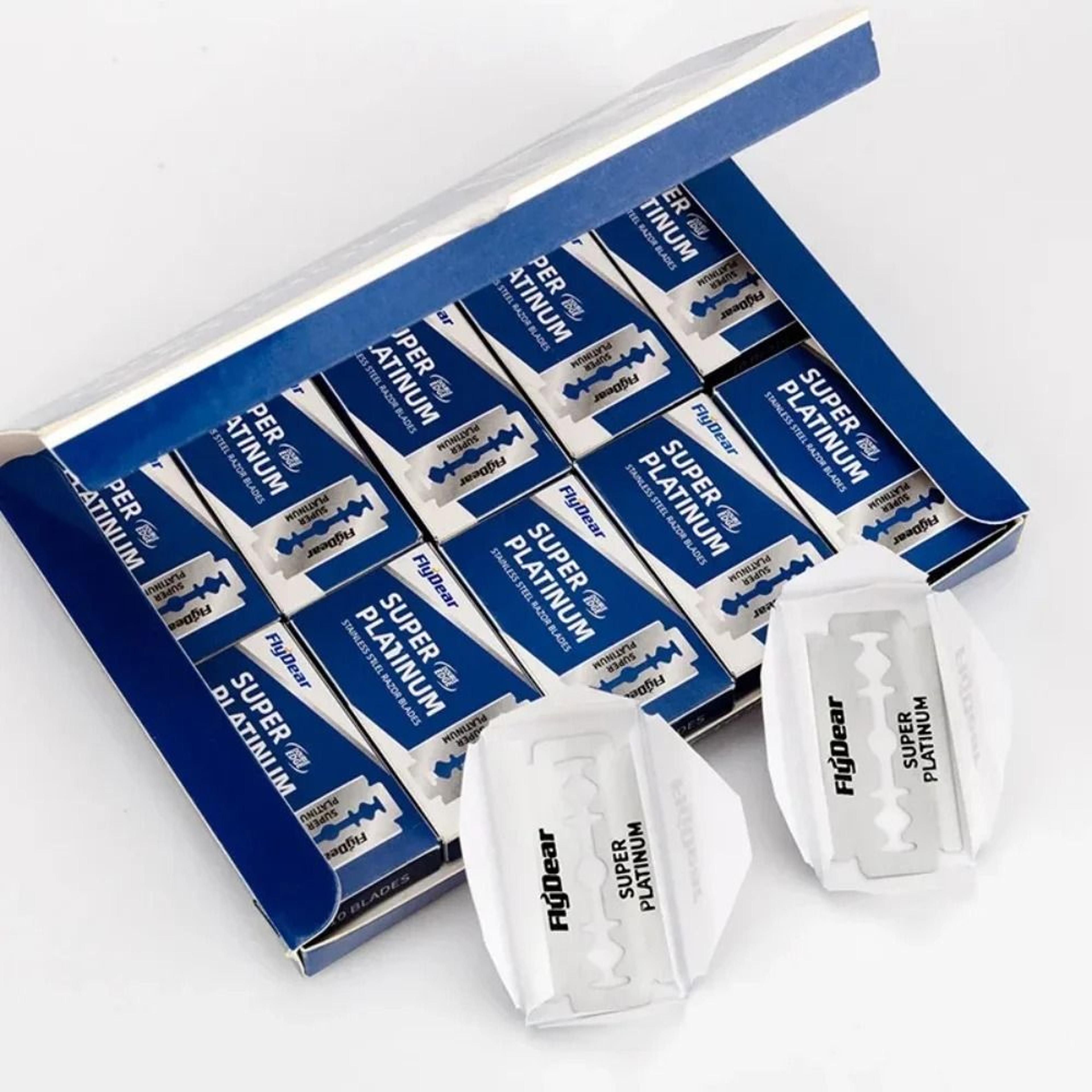 stainless steel double edge safety razor blades for barber haircutting and shaving