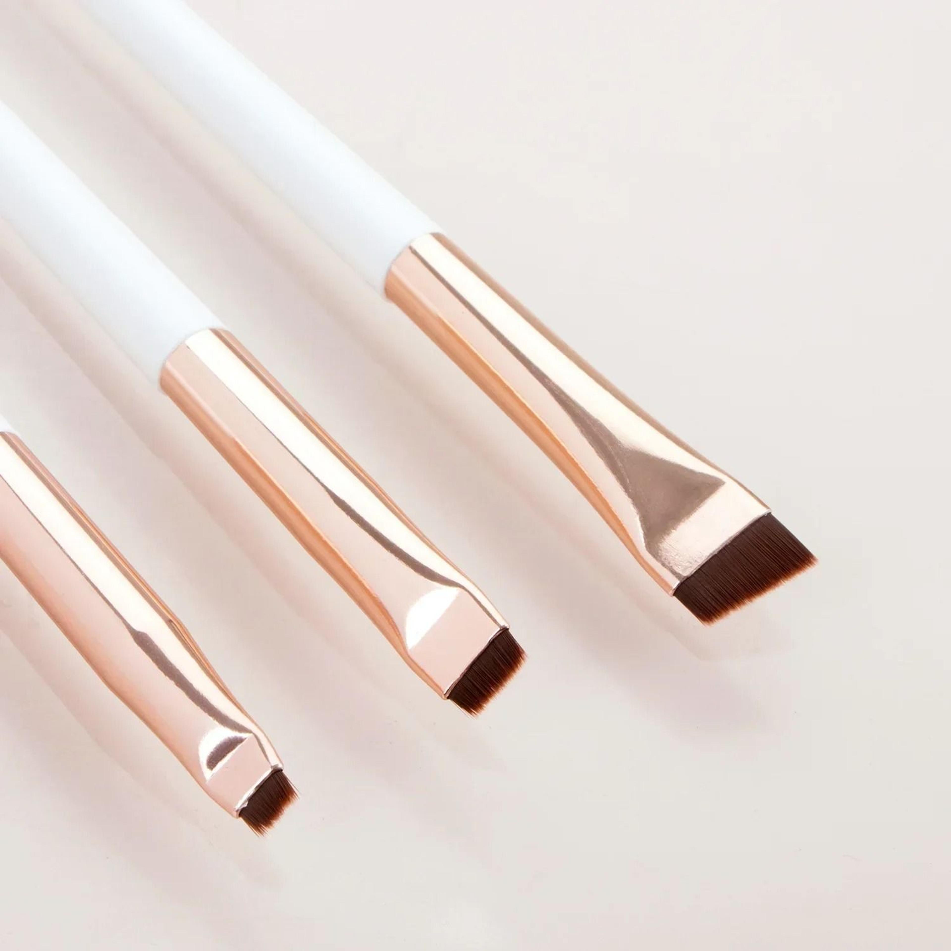 precision slanted winged liner and fine brow arch sculpting brush trio