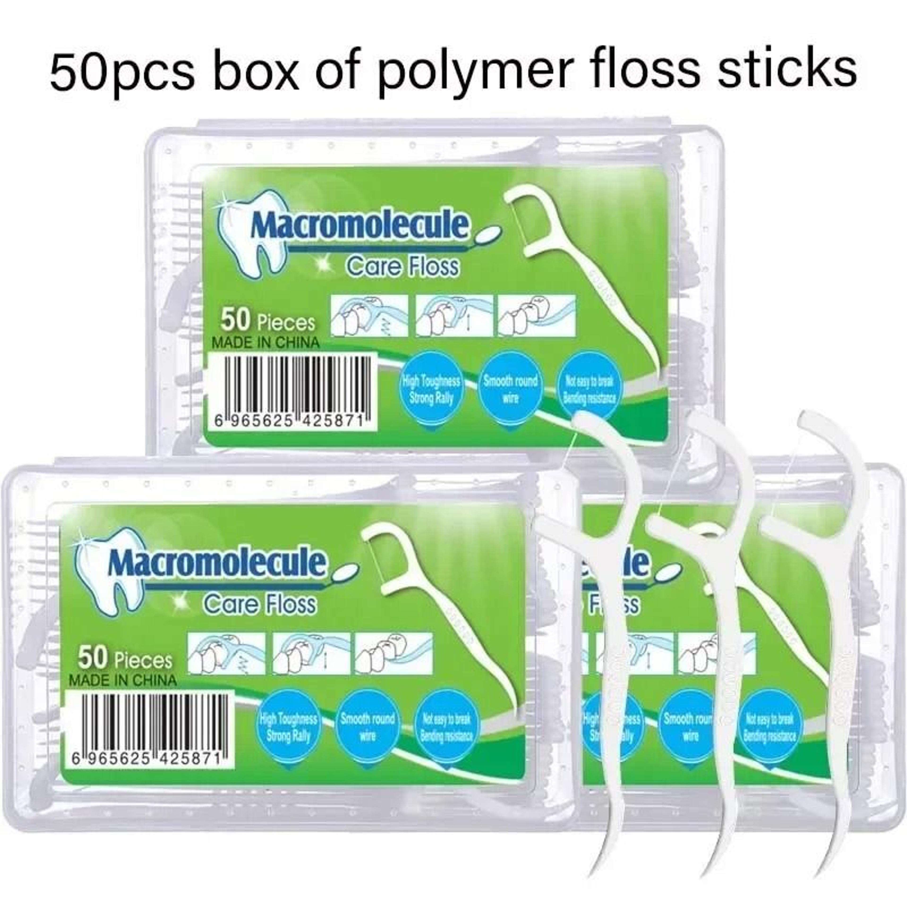 high tensile strength bow-shaped ultra thin dental floss picks for interdental oral hygiene