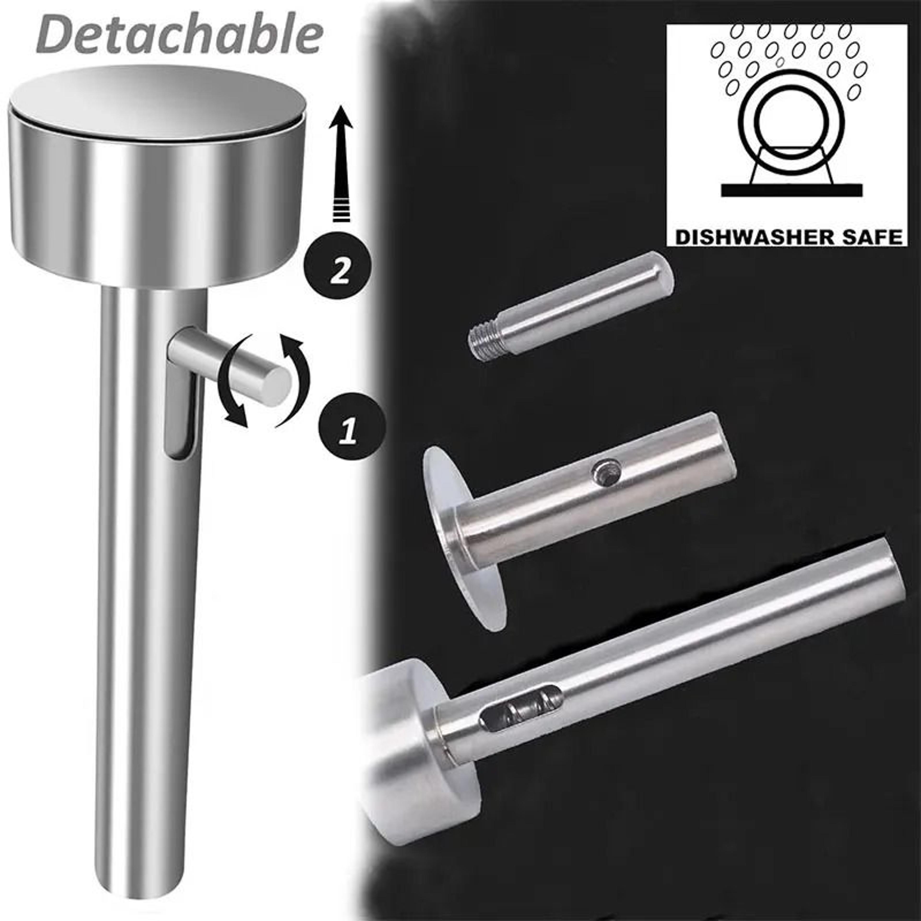 Stainless Steel Falafel Maker Scoop And Meatball Mold Press Tool 3