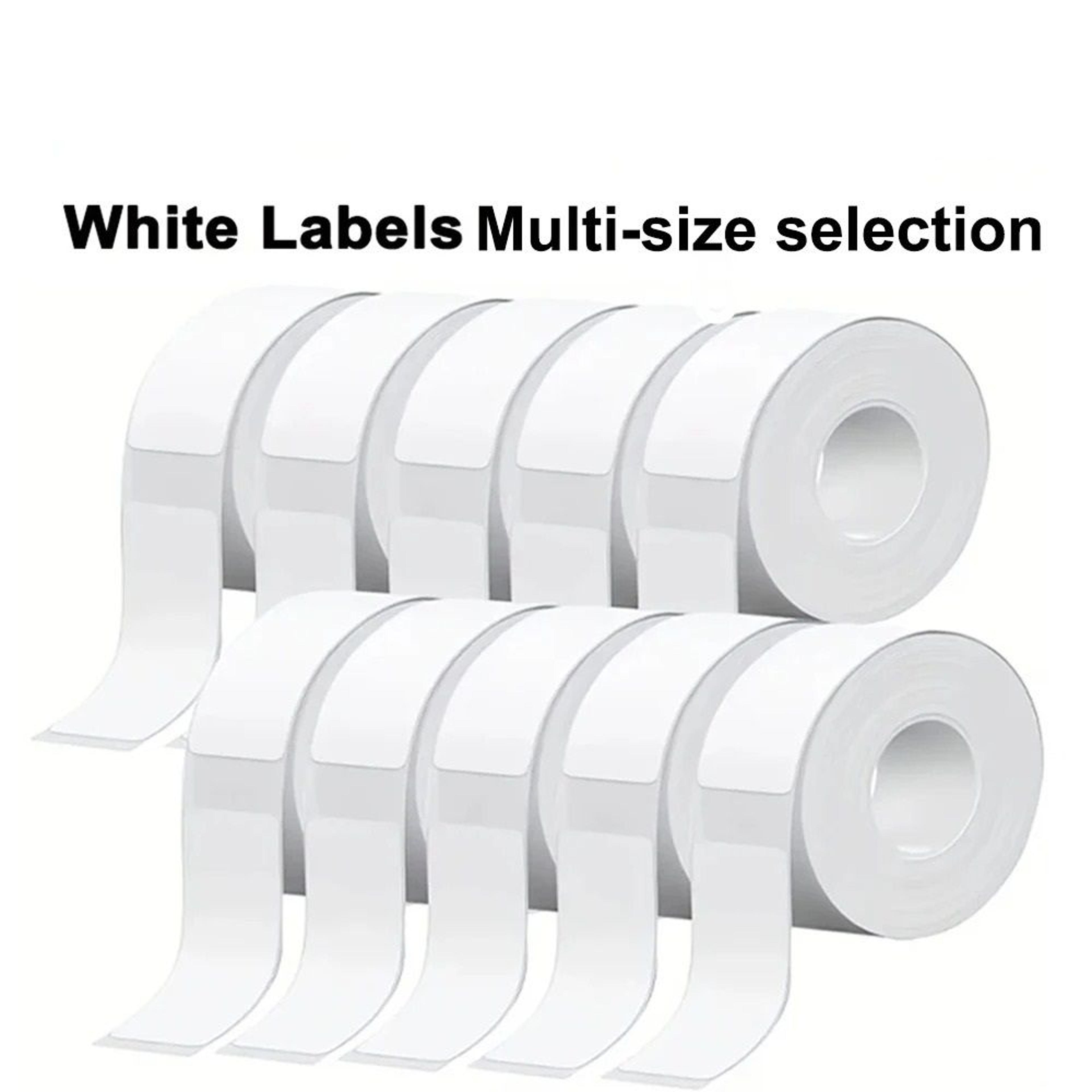 universal self-adhesive thermal label paper sticker roll for mini portable printers